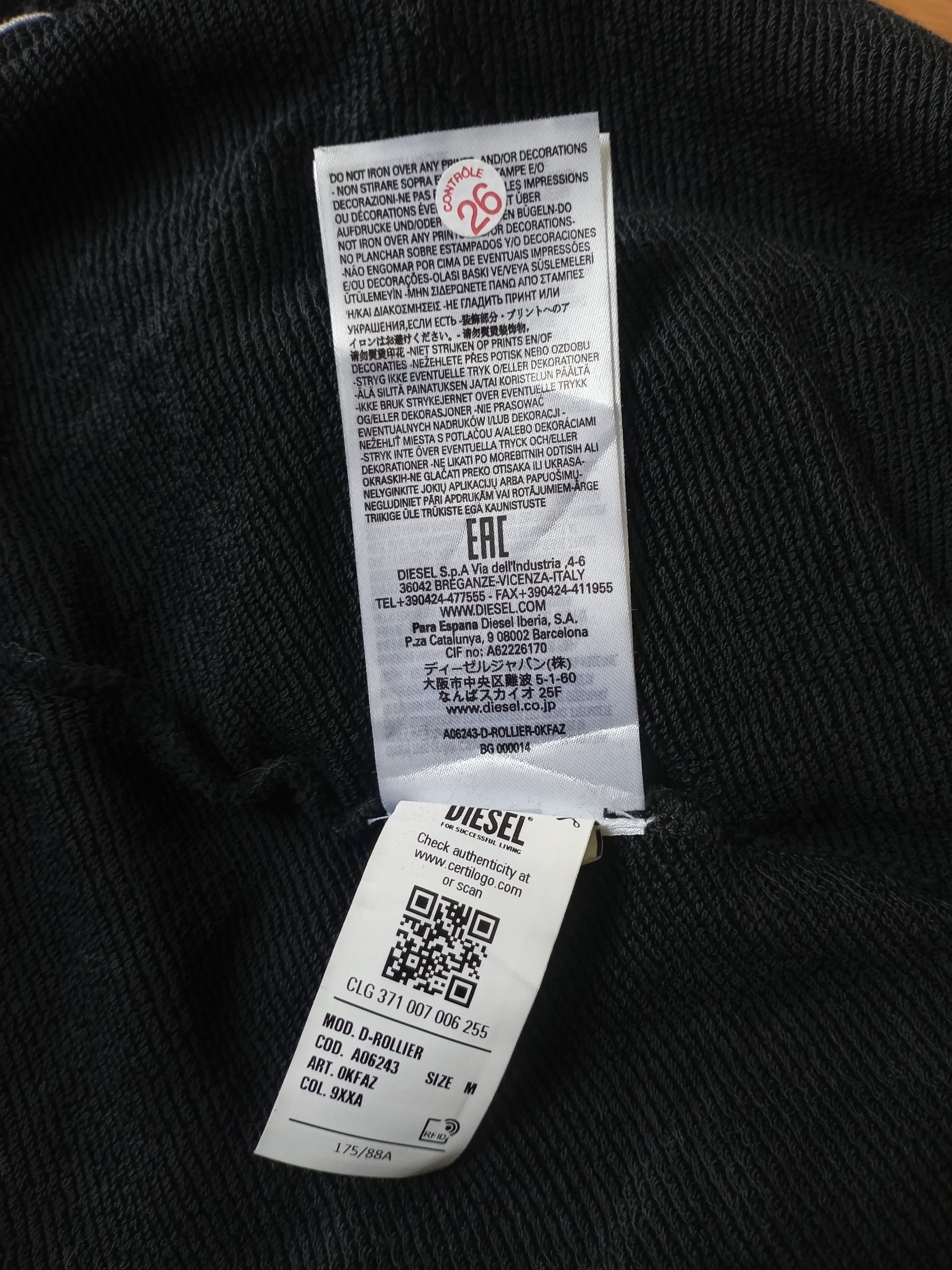 Diesel Diesel D Role Hoodie with Dress Size XXL / US 16-18 / IT 52-54 - 7 Thumbnail
