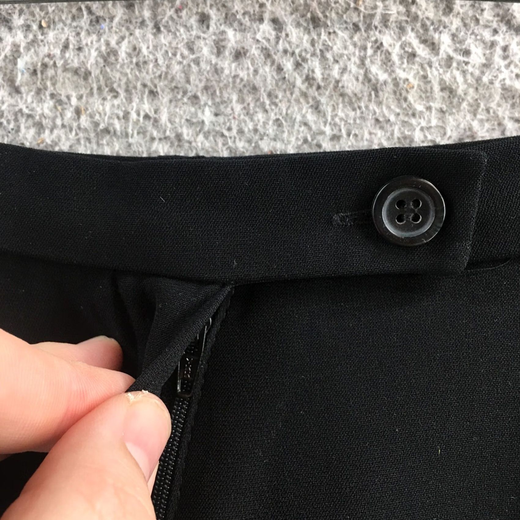 Worthington Worthington Dress Pants Womens Petite 10P Black High Rise Zip NEW Pants Woman 28x27 Petite Black High Rise Dress Pants Size 32" / US 10 / IT 46 - 4 Thumbnail