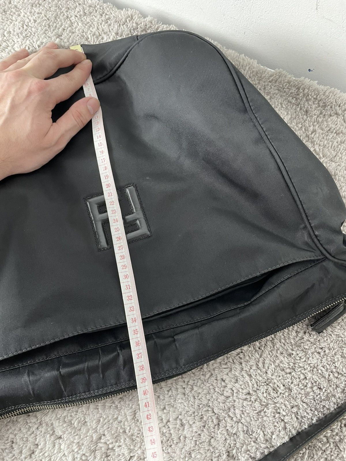 Fendi Fendi Black Nylon Shoulder Bag Size ONE SIZE - 17 Thumbnail