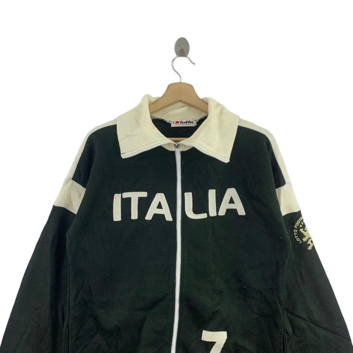 Vintage Vintage LOTTO ITALIA FOOTBALL Italy No 7 Baggio Jacket Size US M / EU 48-50 / 2 - 2 Thumbnail
