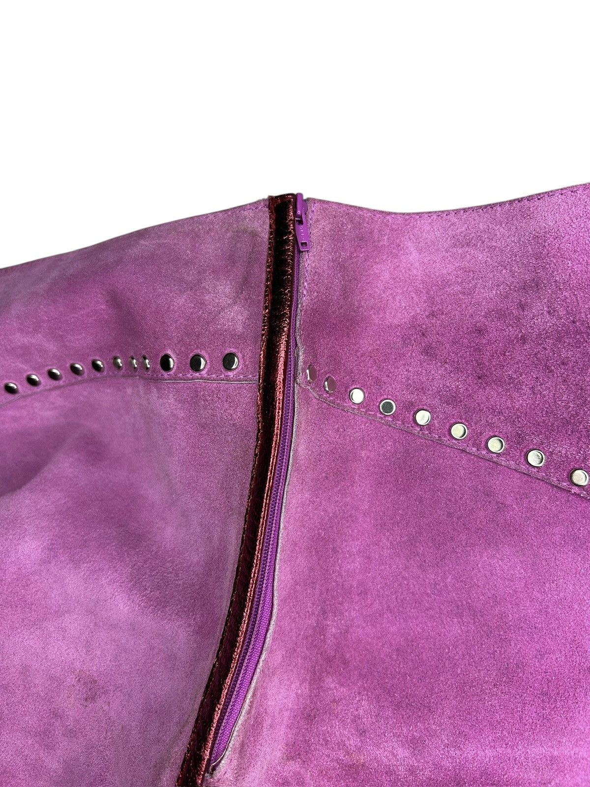 Miu Miu Suede Skirt Size 27" / US 4 / IT 40 - 5 Thumbnail