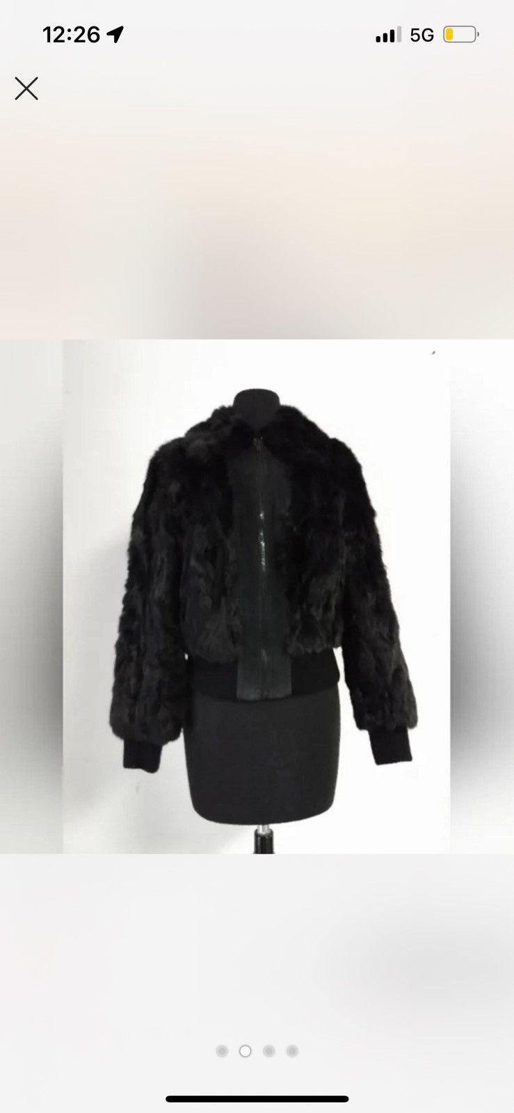 Vintage Vintage black fur jacket Size S / US 4 / IT 40 - 2 Thumbnail