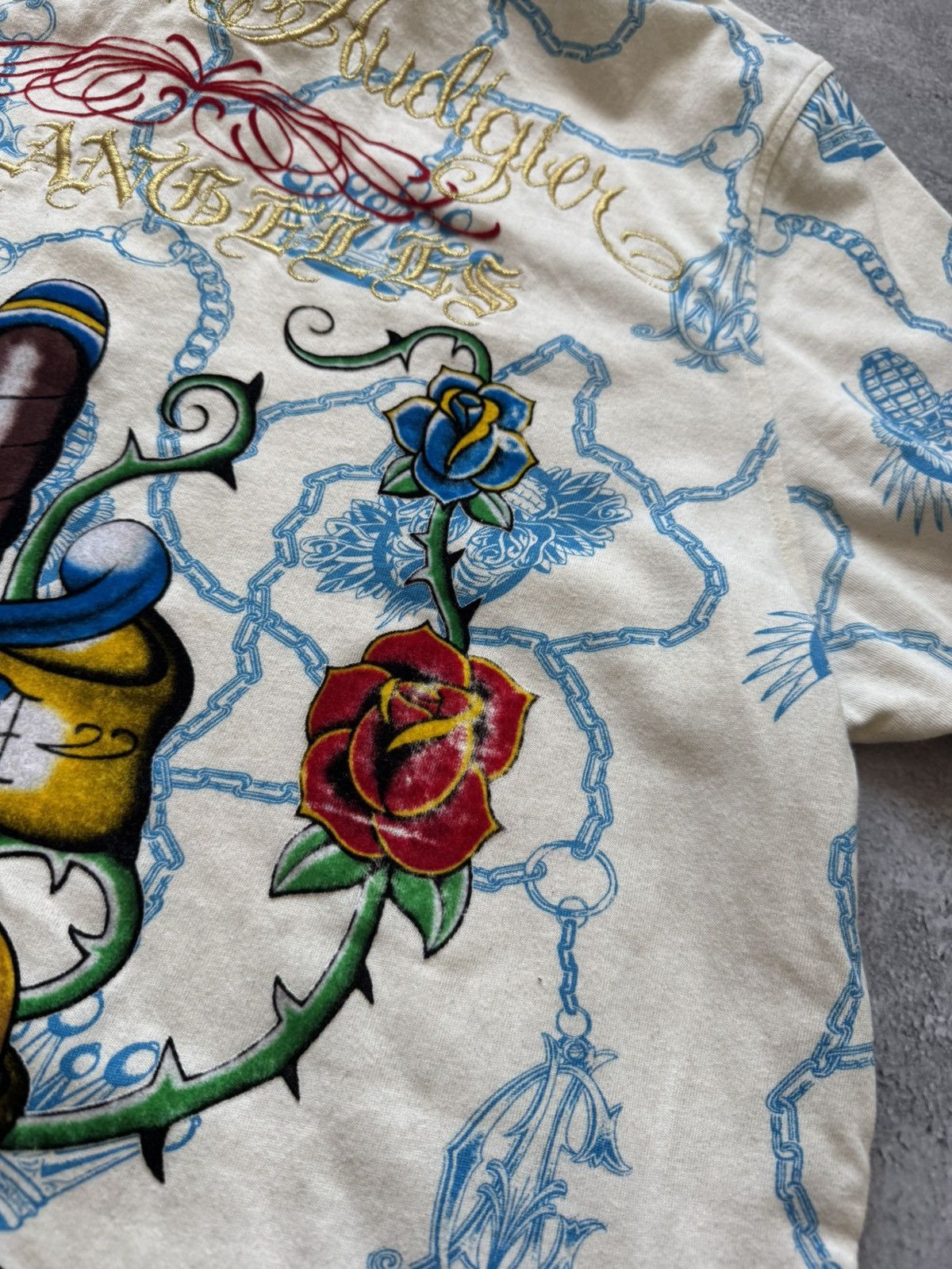 Christian Audigier Vintage Christian Audigier Polo T-Shirt Rare Size US L / EU 52-54 / 3 - 11 Thumbnail
