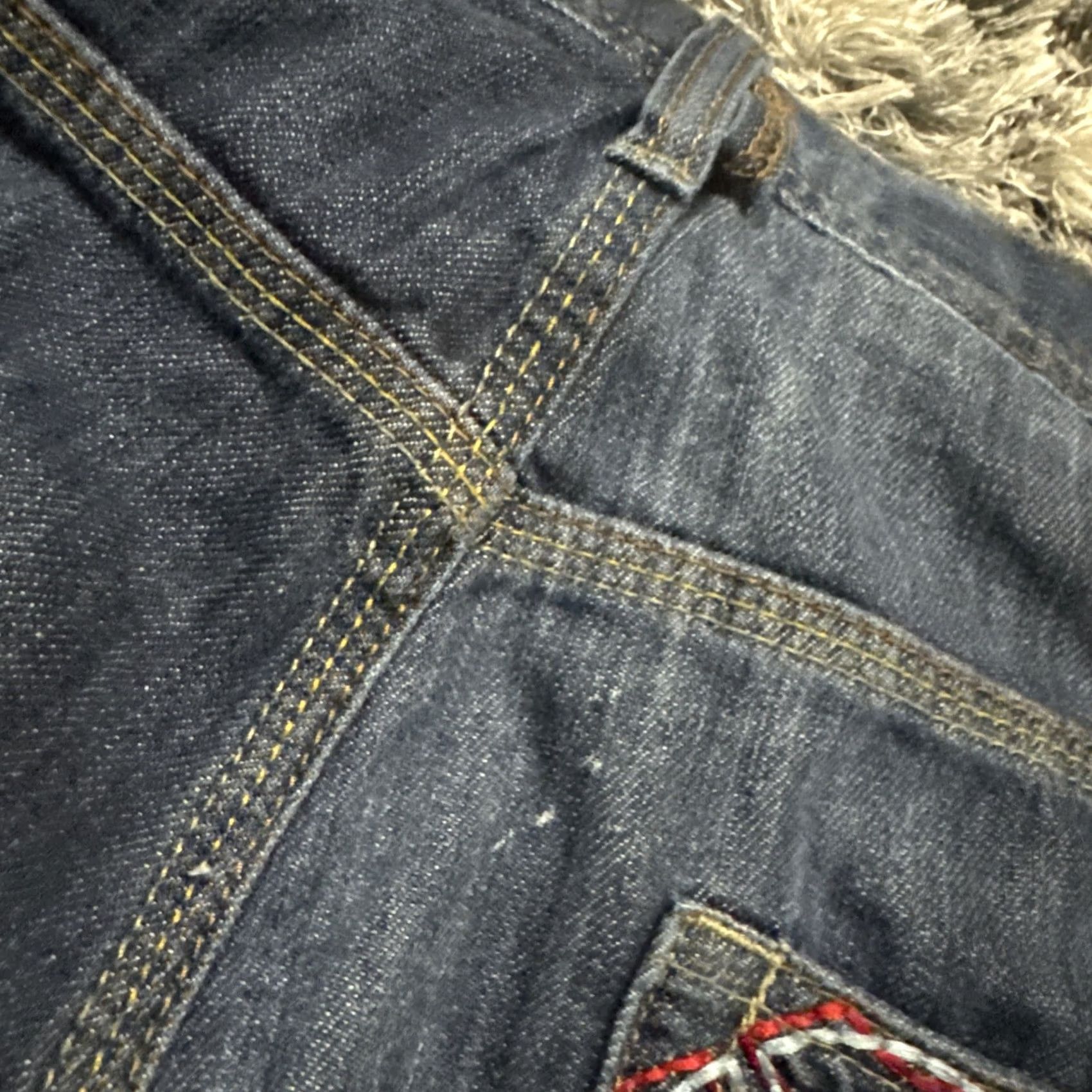 Denime Vintage G-Unit Jeans Size 42x32 Men’s Blue Denim Embroidered Y2K 90’s RARE HTF Size US 42 / EU 58 - 5 Thumbnail