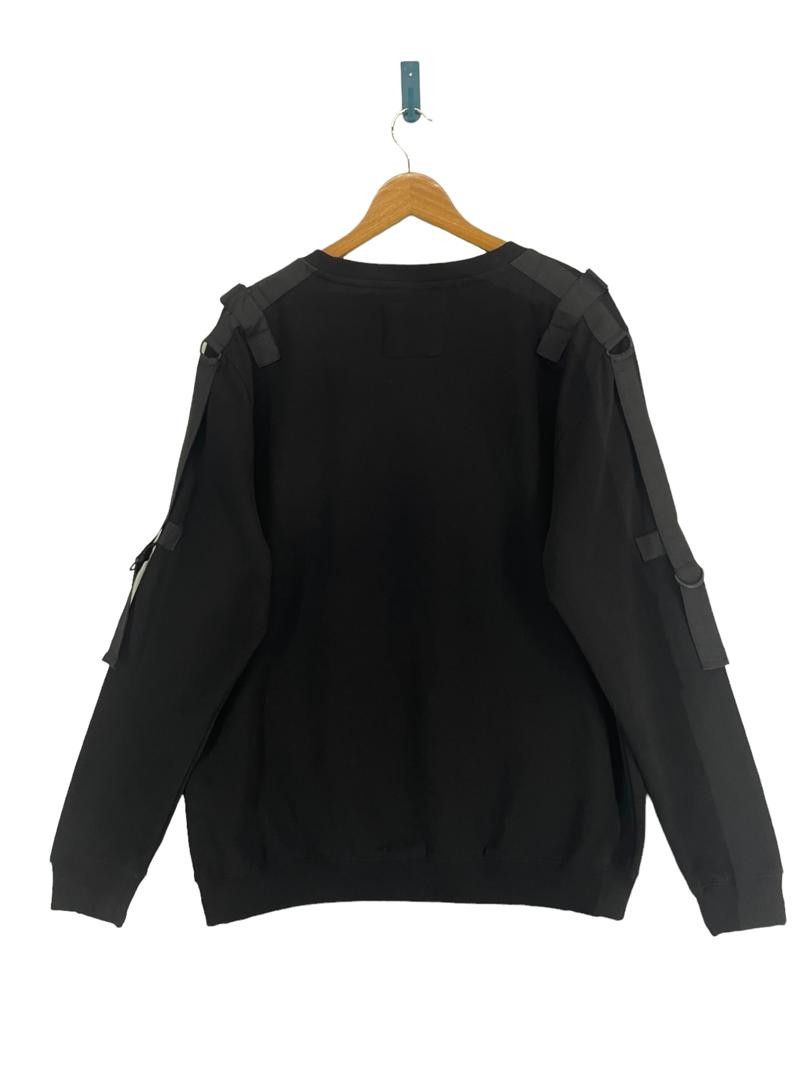 Bershka Bershka Black Utility Strap Sweatshirt Techwear Inspired Size US M / EU 48-50 / 2 - 5 Thumbnail