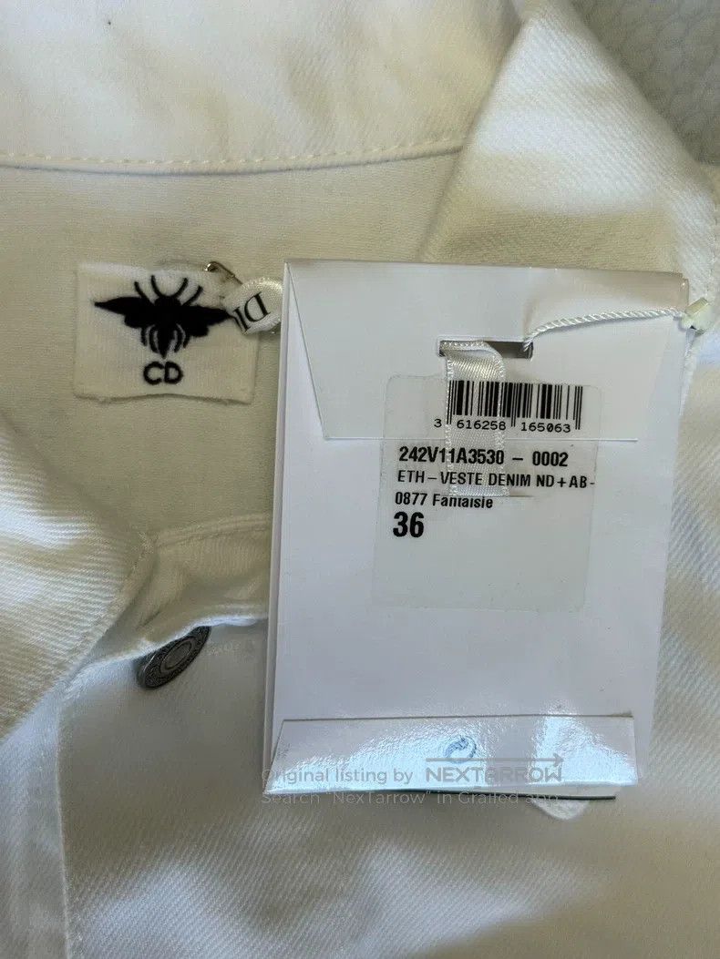 Dior Dior White denim jacket Size XS / US 0-2 / IT 36-38 - 6 Thumbnail