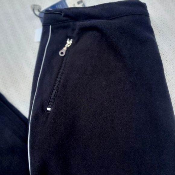Designer B.U.M. Original Black Fleece Cinched Sz XL Pants Size 34" / US 12 / IT 48 - 1 Thumbnail
