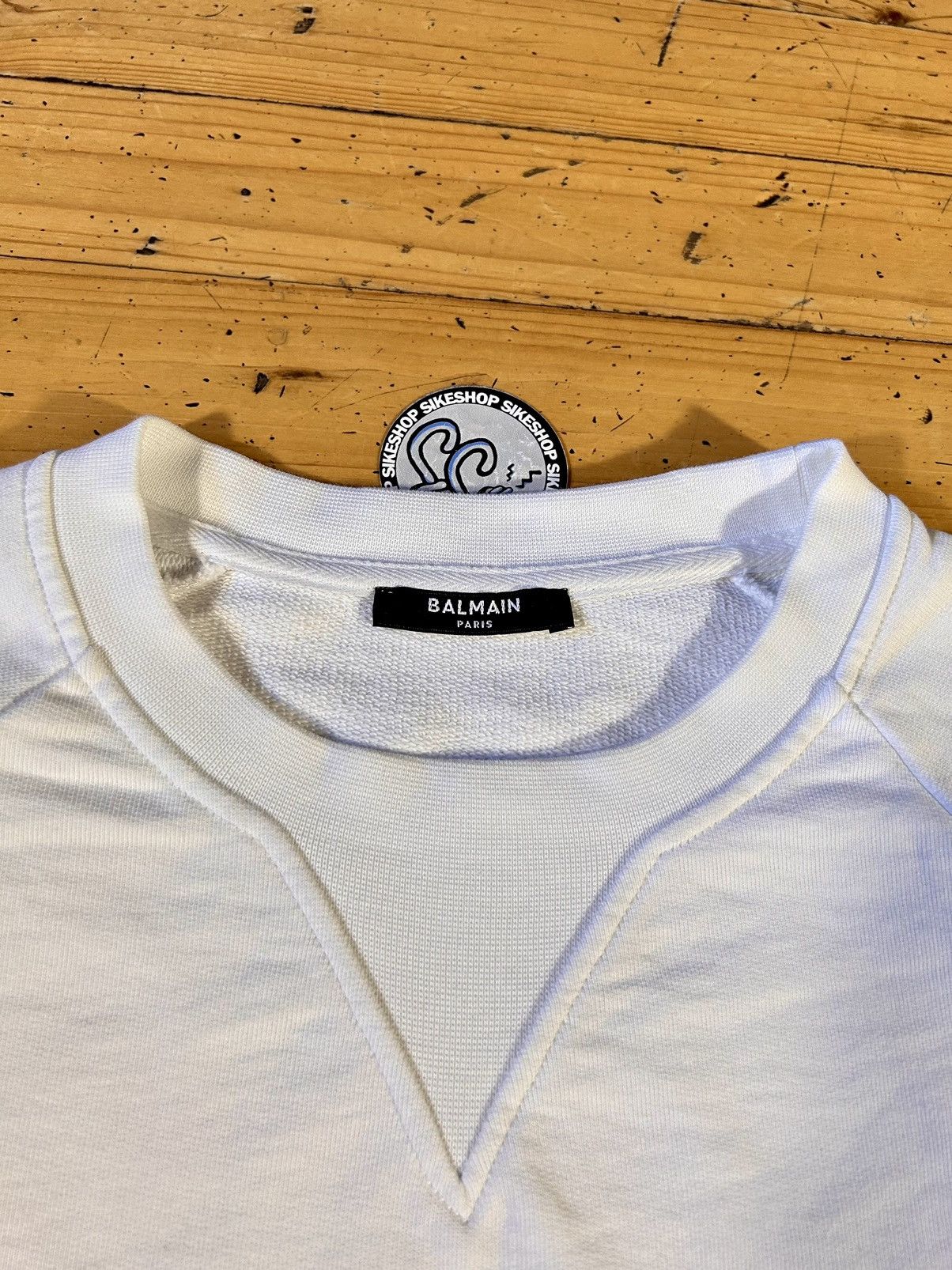 Balmain Balmain White Sweatshirt Size S / US 4 / IT 40 - 6 Thumbnail
