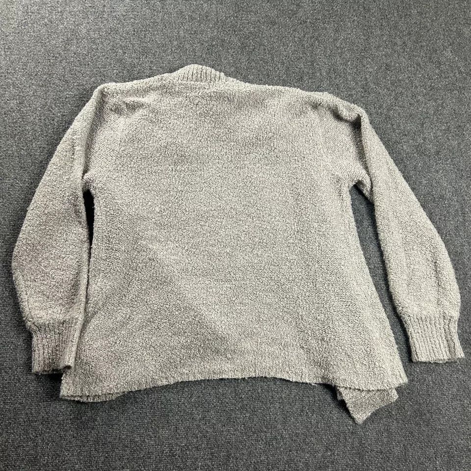 Other Le Chois Cardigan Womens Large Gray Chunky Knit 100% Acrylic Size L / US 10 / IT 46 - 5 Thumbnail
