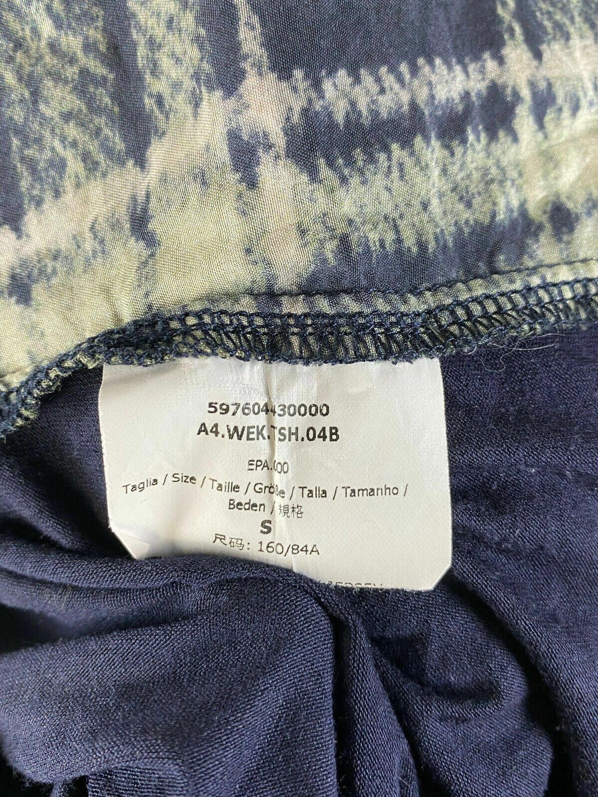 Designer Weekend Max Mara Blue Floral Boat Neck Pullover Sweater Sz S Size S / US 4 / IT 40 - 9 Thumbnail