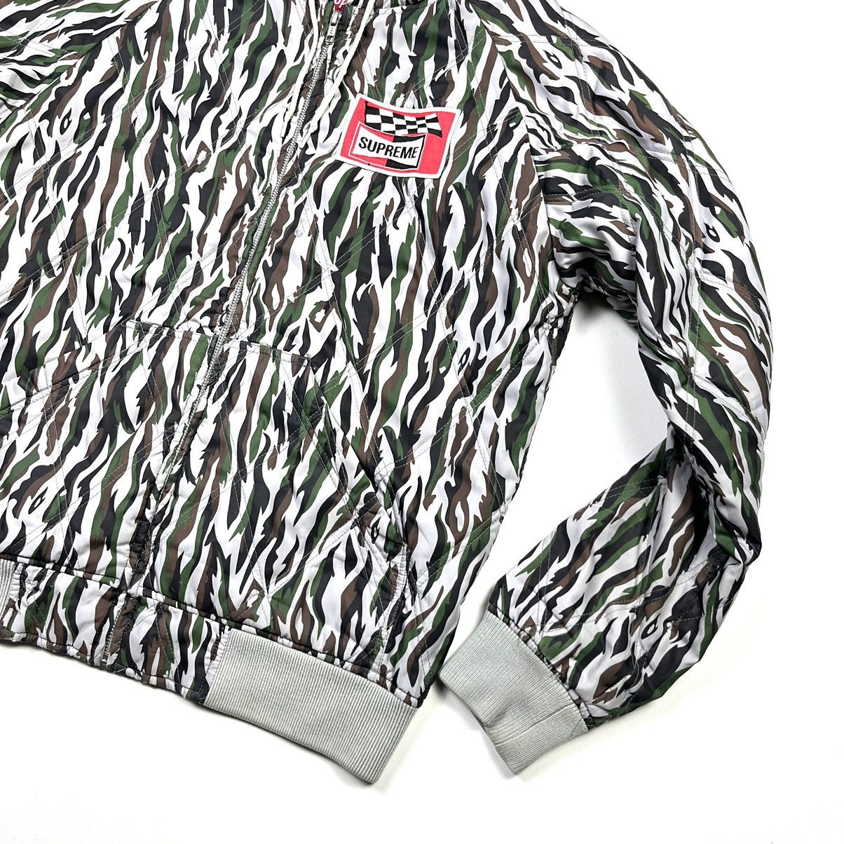 Supreme × Vintage Supreme Poly Diamond Quilted Hooded Jacket Camo Size US M / EU 48-50 / 2 - 4 Thumbnail