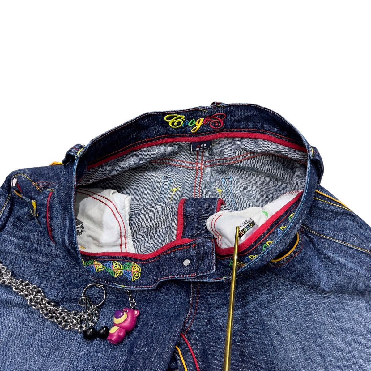 Coogi × Vintage vintage embroidered coogi denim shorts Size US 38 / EU 54 - 6 Thumbnail