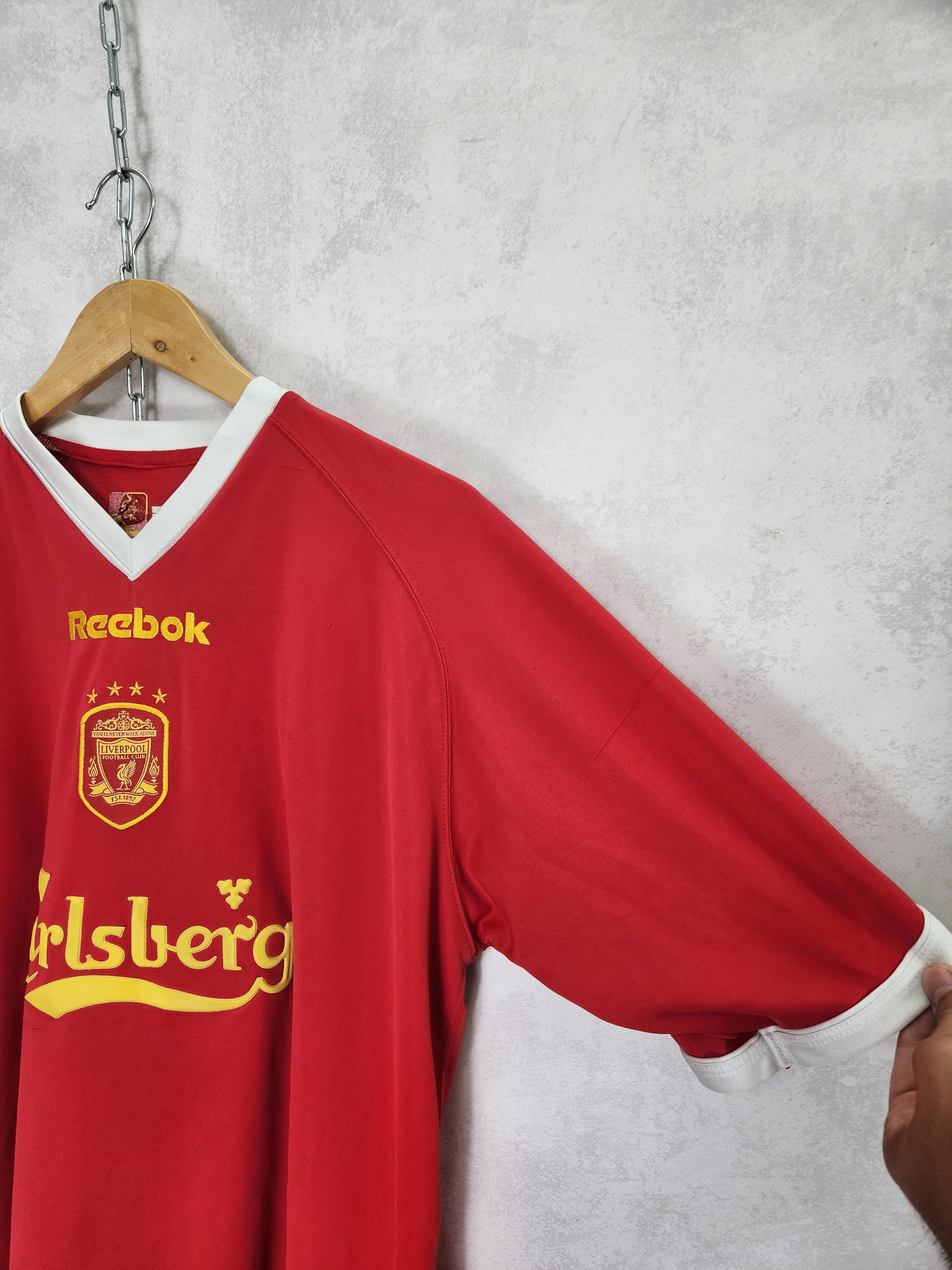 Reebok Liverpool Reebok soccer jersey carlsberg vintage Xl Red Size US XL / EU 56 / 4 - 3 Thumbnail