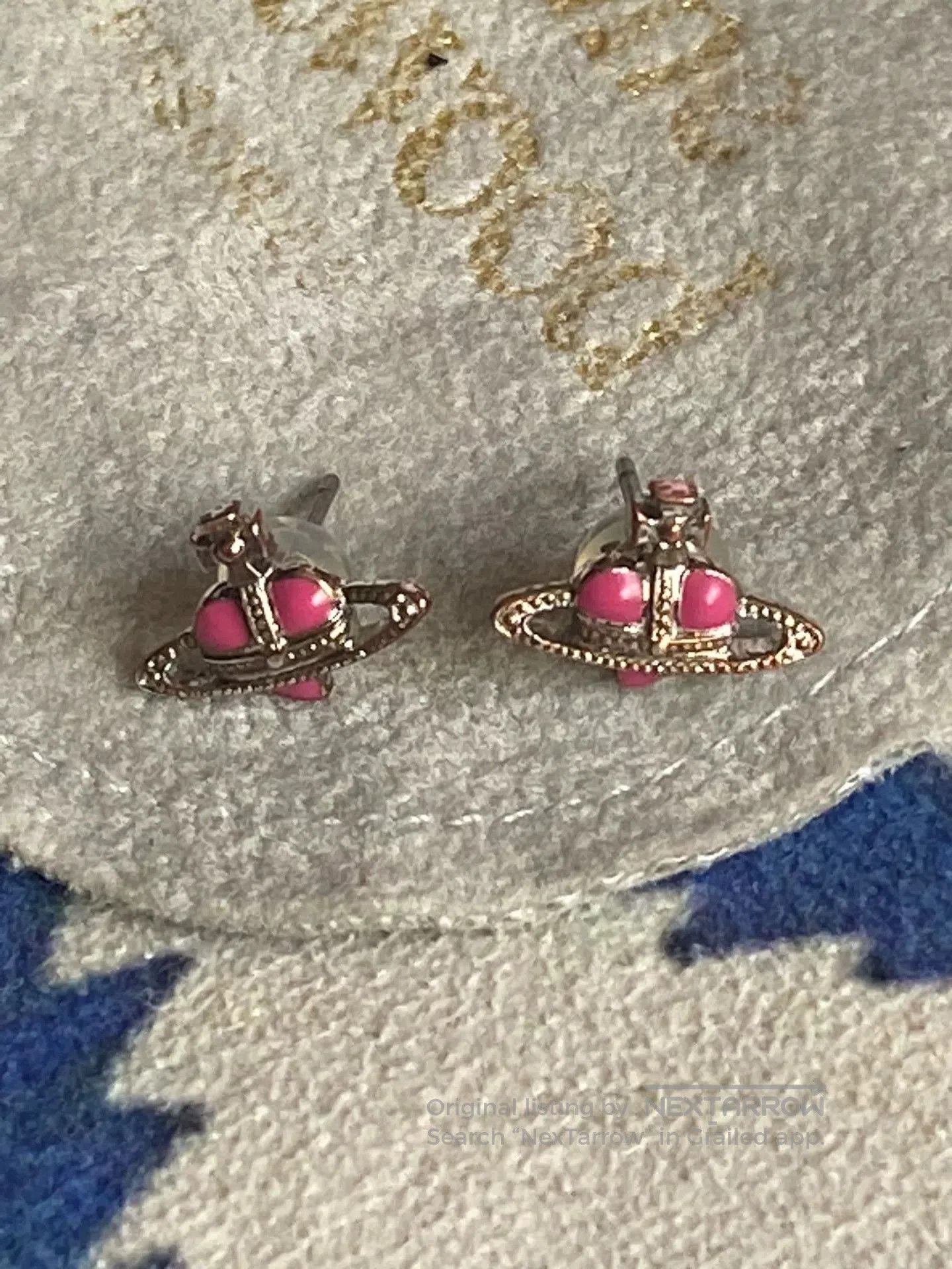 Vivienne Westwood vivienne westwood pink heart stud earrings. Size ONE SIZE - 1 Thumbnail