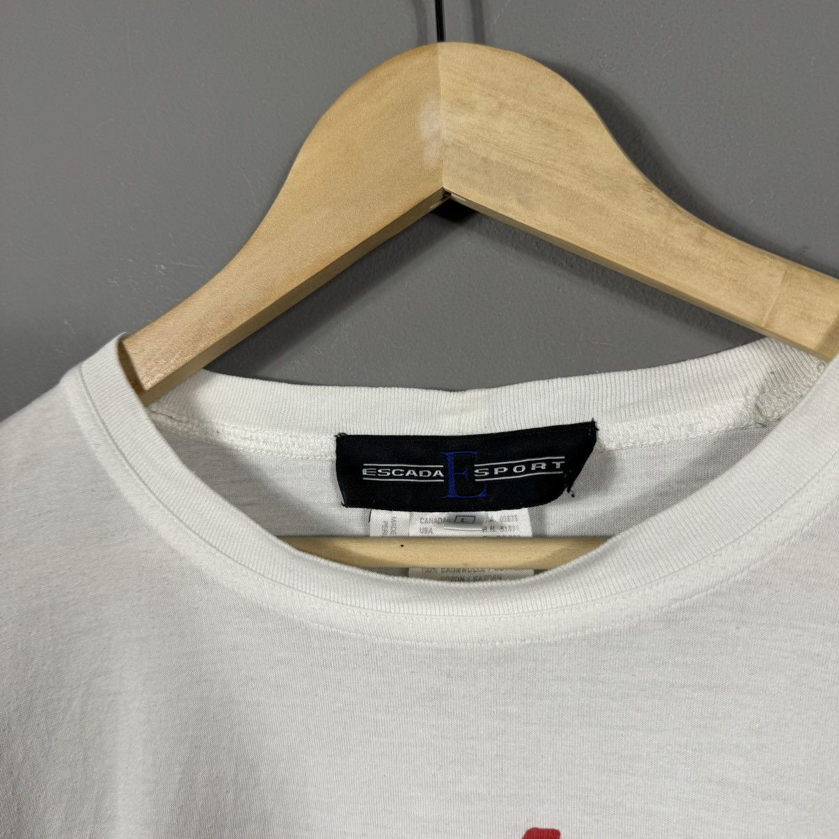 Escada × Escada Sport × Vintage Vintage 90s Escada Sport T-shirt Size US L / EU 52-54 / 3 - 4 Thumbnail