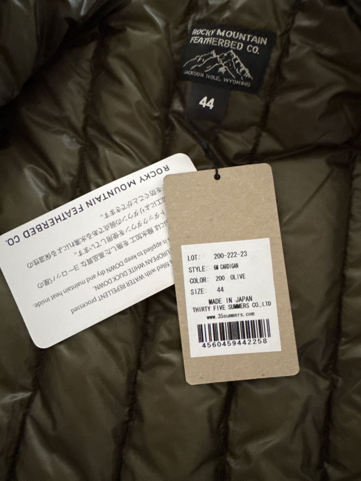 Rocky Mountain Featherbed Rocky Mountain Featherbed 6 Month Cardigan Olive Size US L / EU 52-54 / 3 - 8 Thumbnail