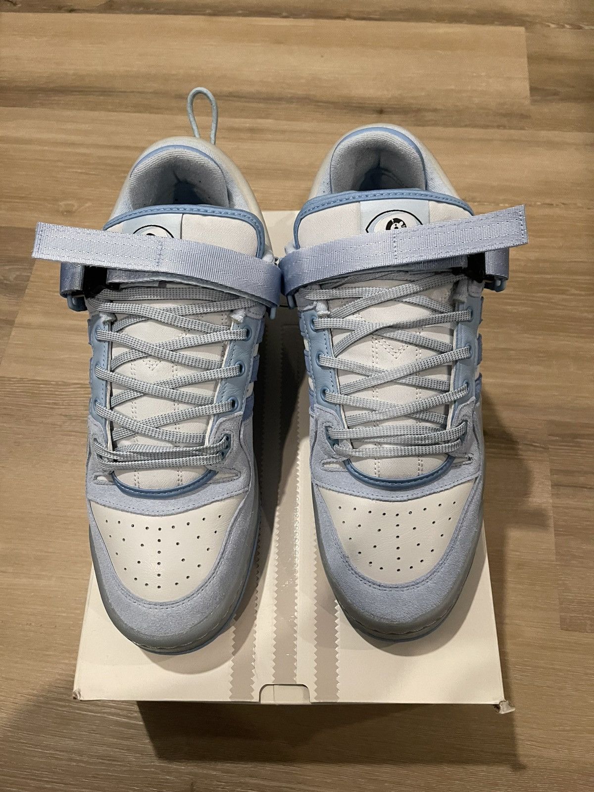 Adidas Adidas x bad bunny blue tint buckle forum low Size US 12 / EU 45 - 2 Thumbnail