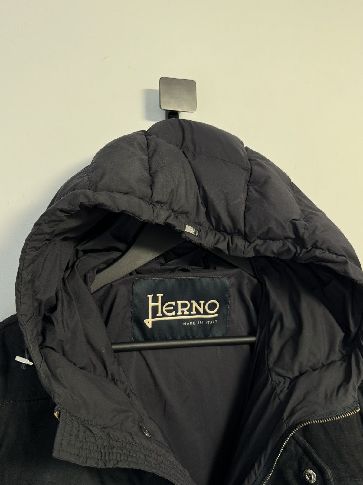 Herno Herno Black Down Puffer Jacket Hooded Nylon Coat Men’s 54 Size US XL / EU 56 / 4 - 17 Thumbnail