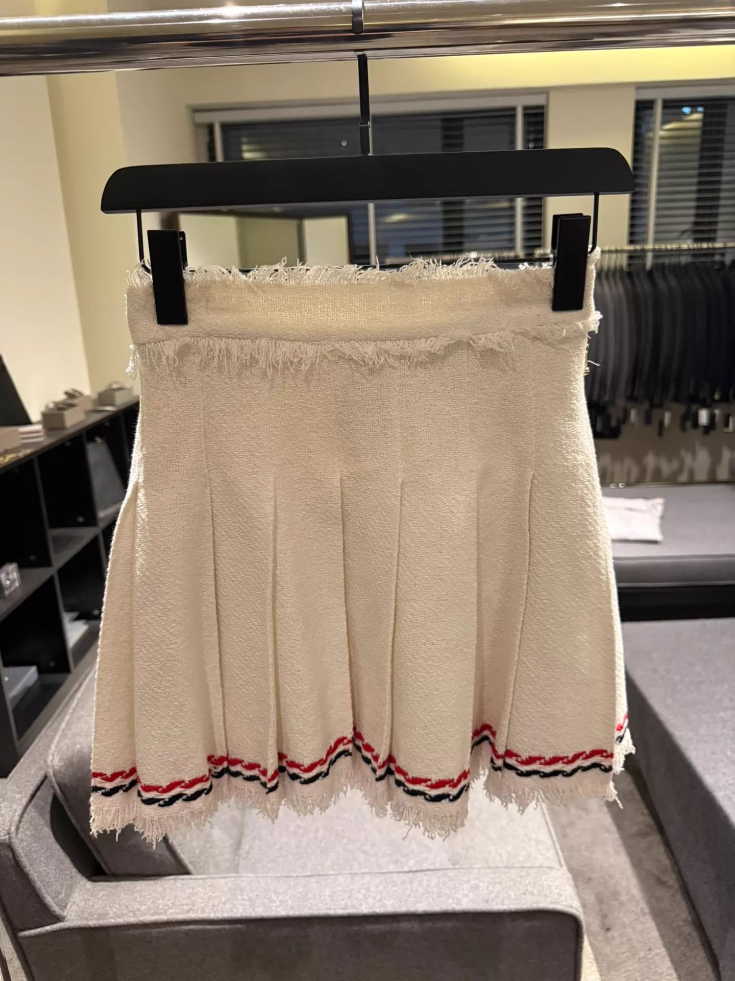 Thom Browne Thom Browne Pleated Skirt Chanel Style White Logo Size 26" / US 2 / IT 38 - 1 Thumbnail