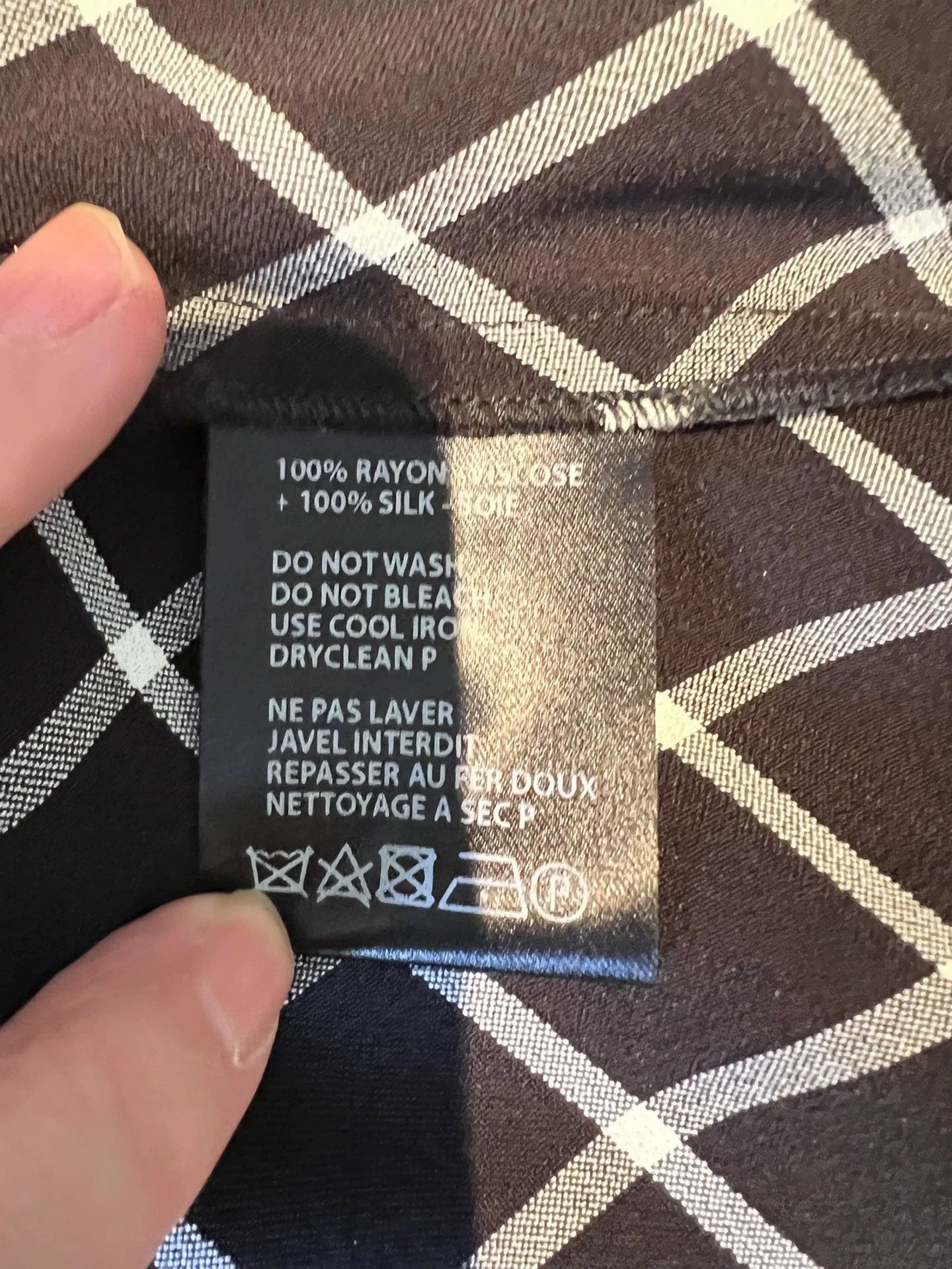 Haider Ackermann Haider Ackermann Metropolitan Thick Viscose Woven Stripe/Check Reversible Silk Strap Camisole M Size M / US 6-8 / IT 42-44 - 6 Thumbnail