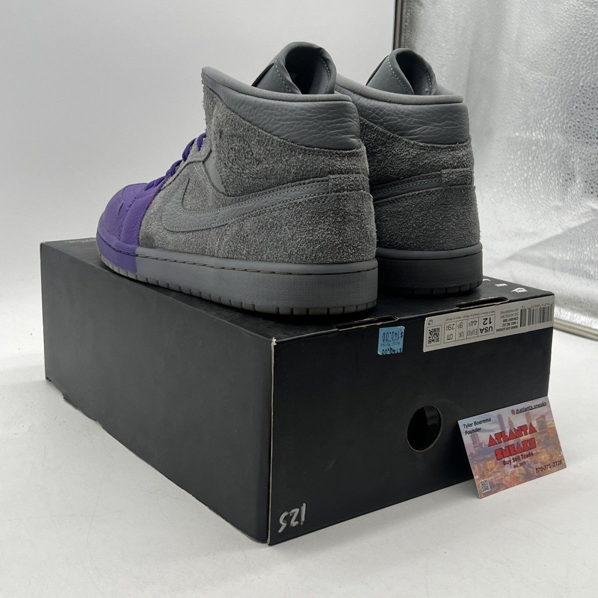 Nike Sheila rashid x air Jordan 1 mid unite Size US 12 / IT 42 - 4 Thumbnail