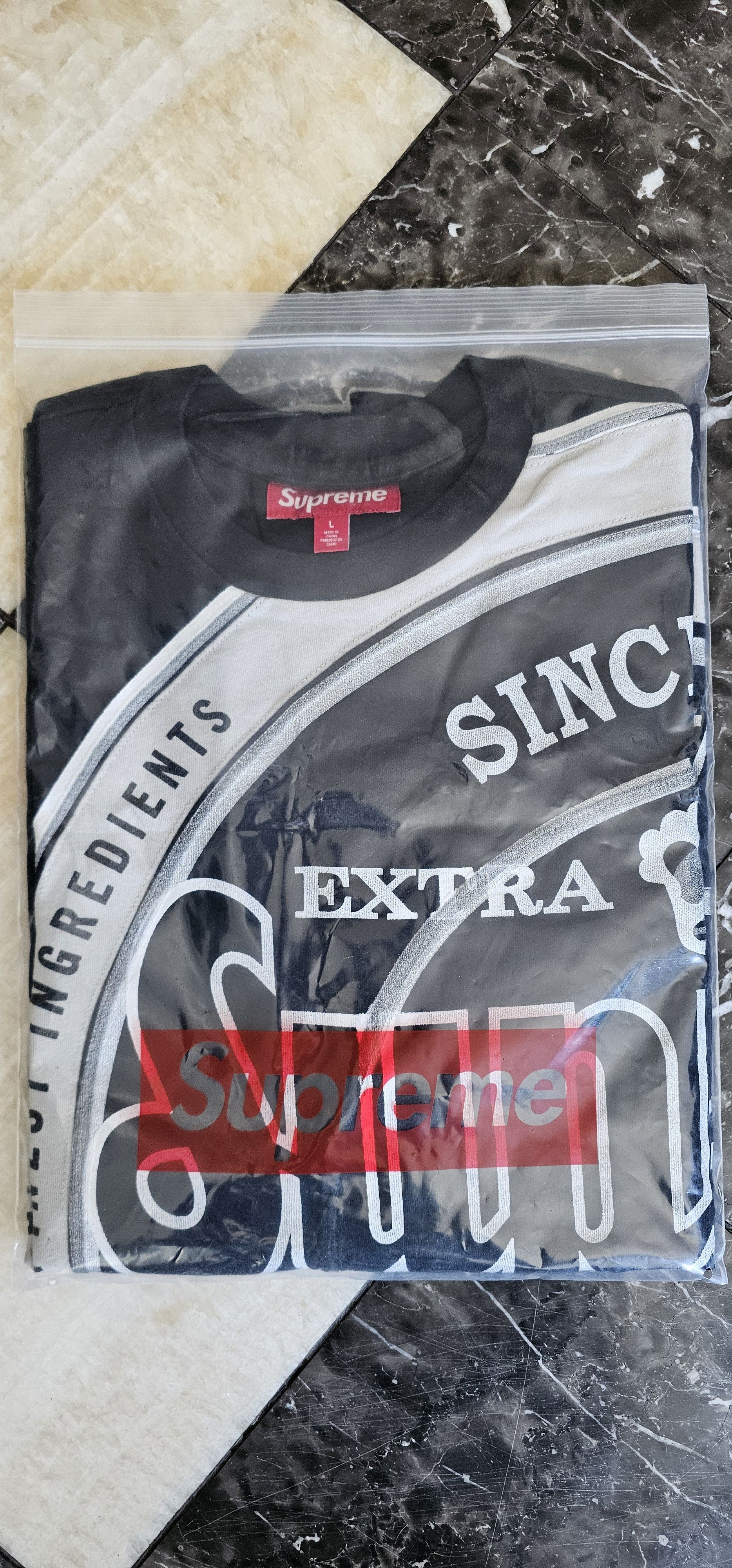 Supreme New Supreme Lager Short Sleeve - Black Size US L / EU 52-54 / 3 - 1 Thumbnail