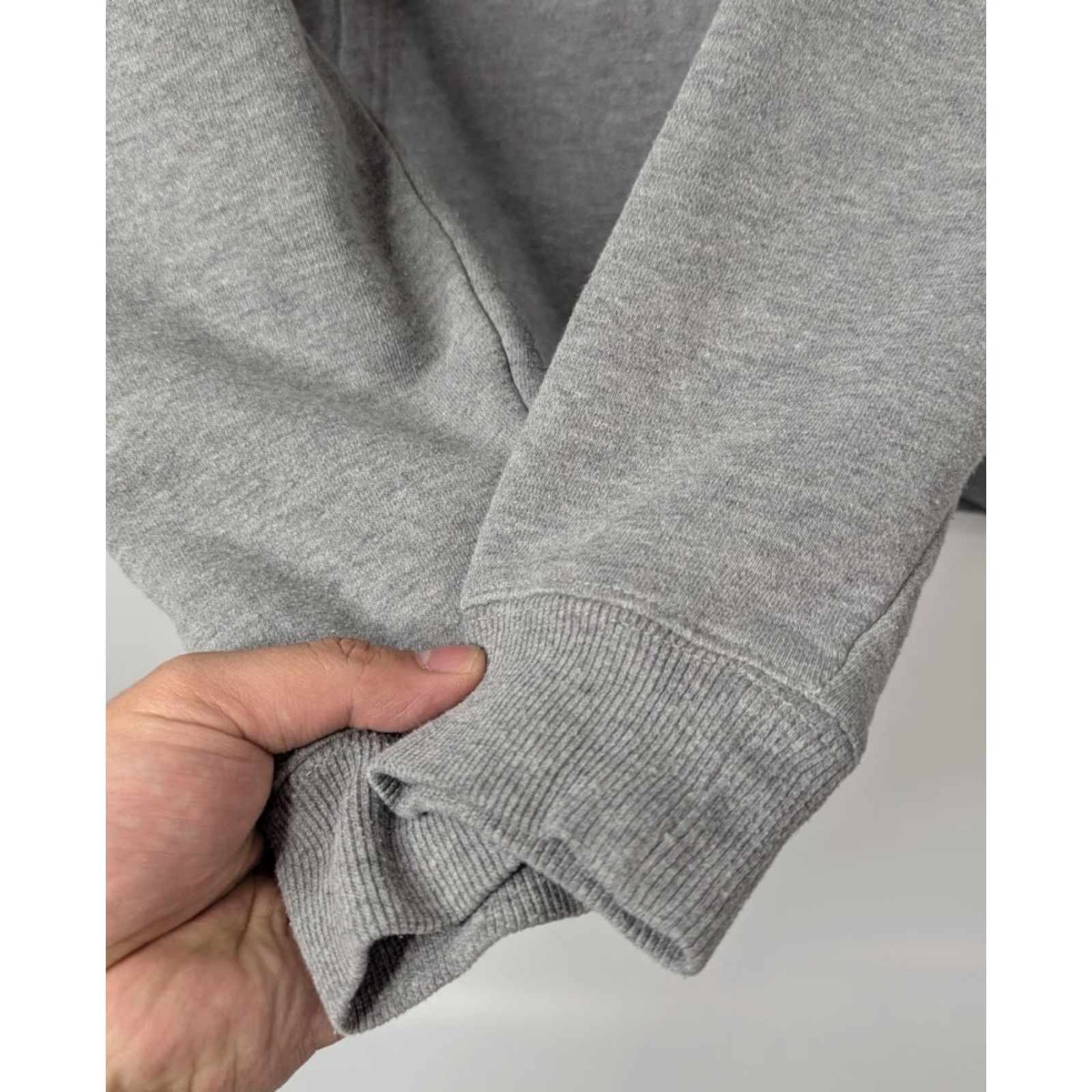 Vintage Dixxon Hoodie Women's M Gray Pullover Sweatshirt All Seasons Hooded Pockets Logo Tattoo Biker Size M / US 6-8 / IT 42-44 - 4 Thumbnail
