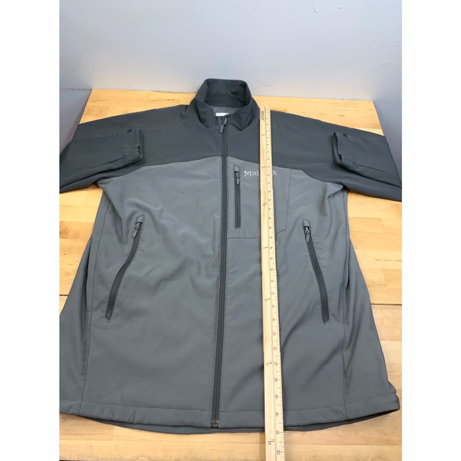 Marmot Marmot Estes Jacket Mens XL Gray Casual Outdoor Softshell 11942 Size US XL / EU 56 / 4 - 5 Thumbnail
