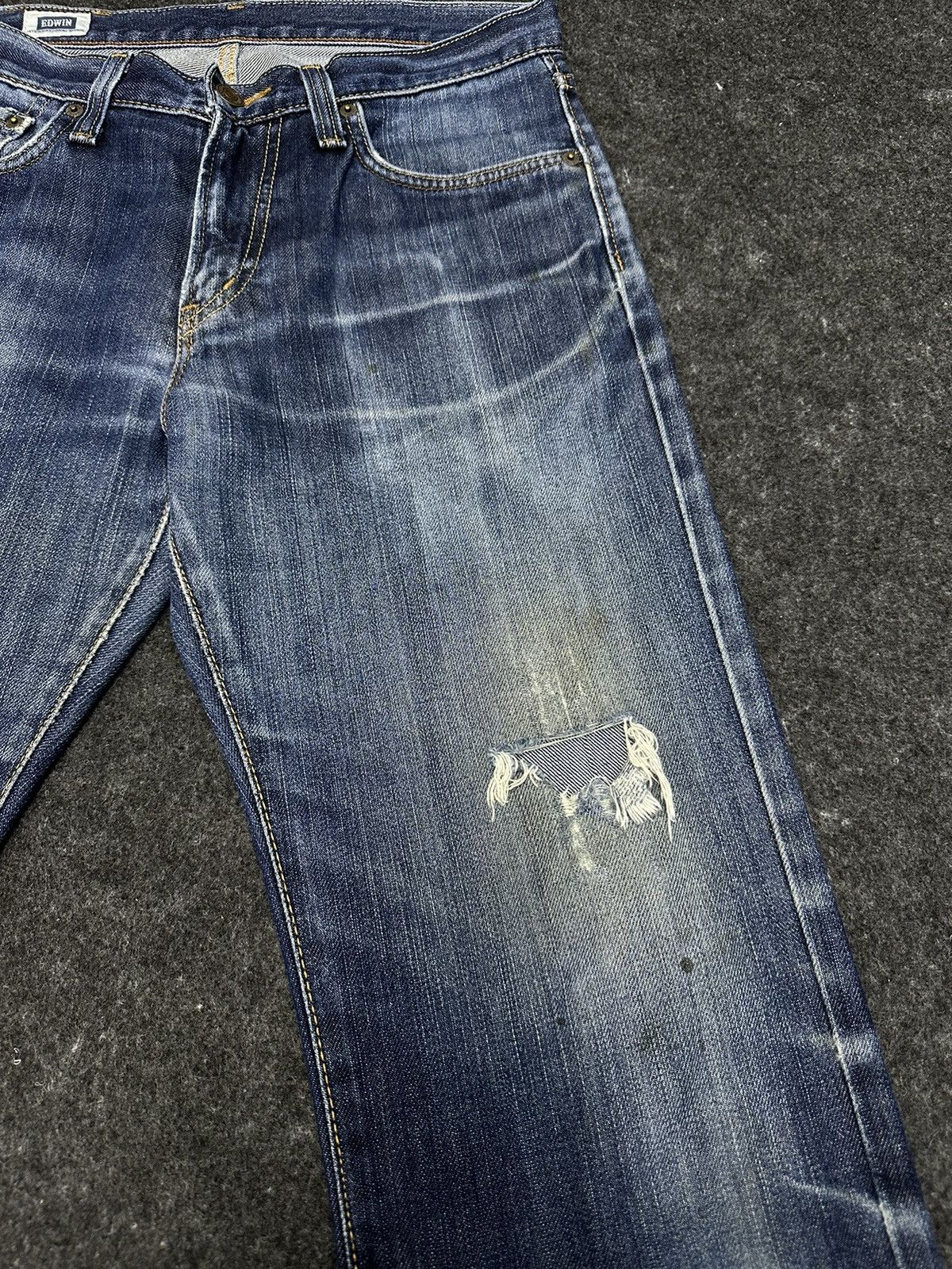 Edwin × If Six Was Nine × Vintage Vintage Edwin 402 Japan Washed Distressed Size 30 F25 Size US 30 / EU 46 - 4 Thumbnail