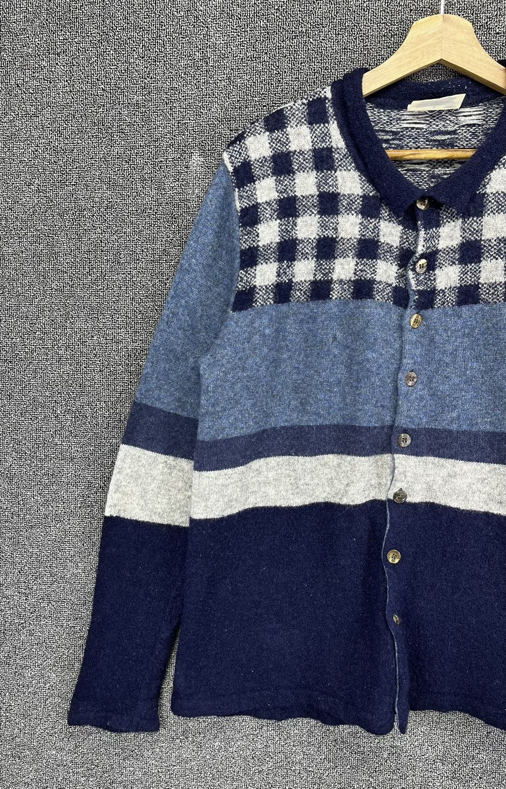 Issey Miyake Issey Miyake Hai Sporting Gear Rare Wool Cardigan Jacket Size M / US 6-8 / IT 42-44 - 3 Thumbnail