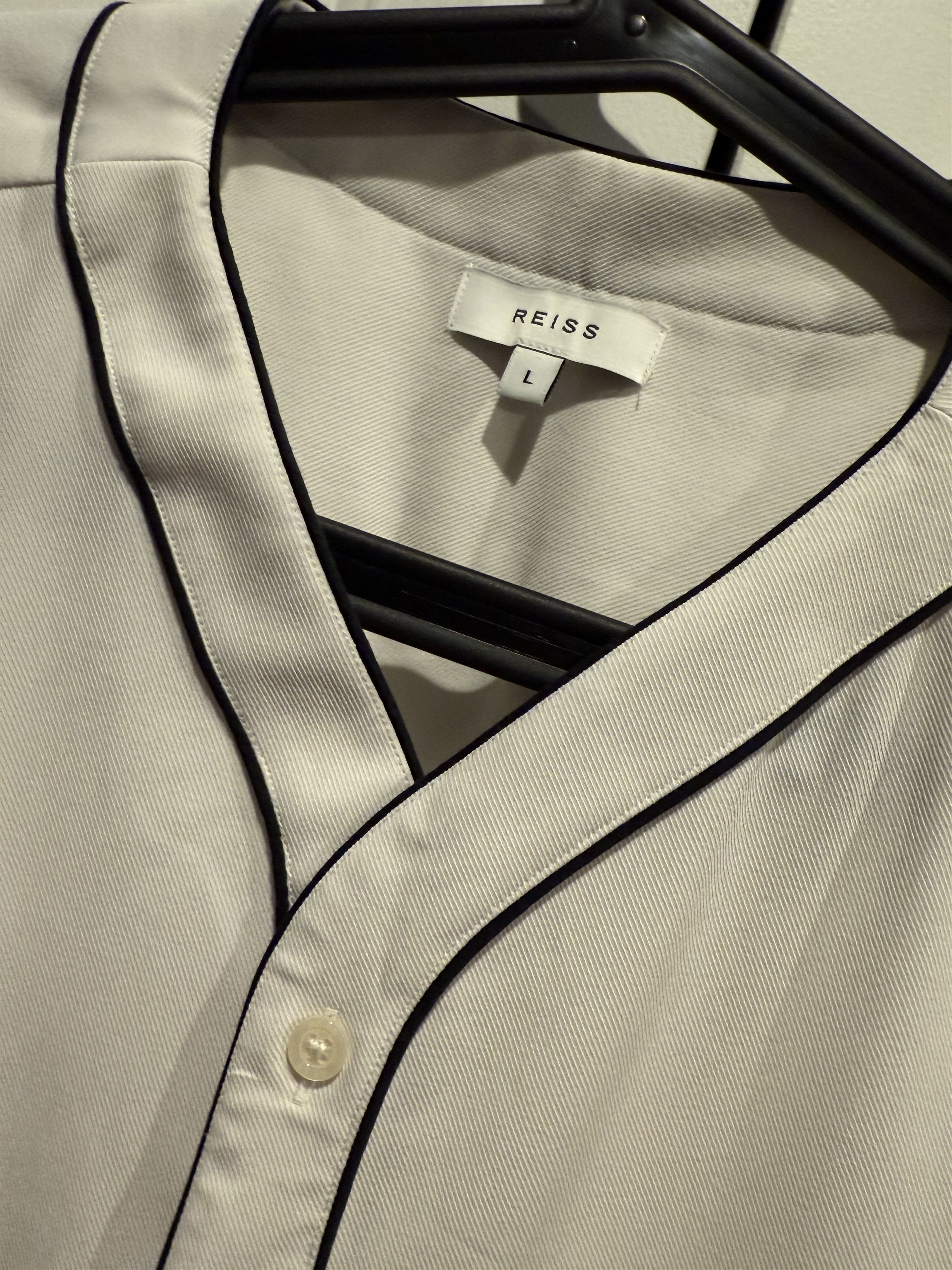 Reiss REISS Contrast Baseball Shirt Size US L / EU 52-54 / 3 - 2 Thumbnail