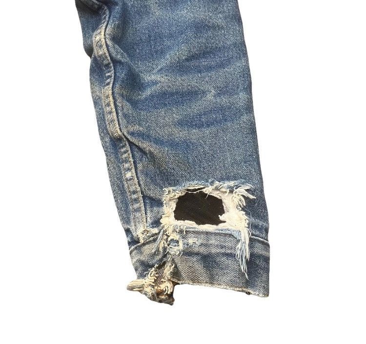 Vintage × Wrangler Faded Distressed Wrangler Sherpa Denim Jacket Size US M / EU 48-50 / 2 - 5 Thumbnail