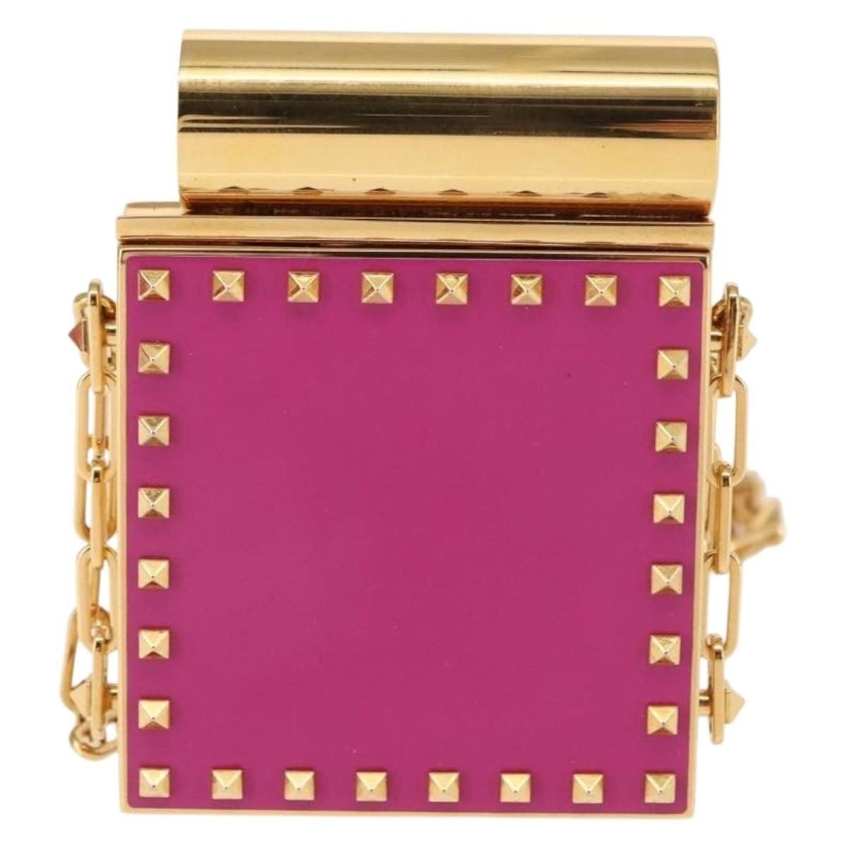 Valentino Valentino Metal Lipstick Holder Cosmetic Pouch Pink Size ONE SIZE - 1 Thumbnail