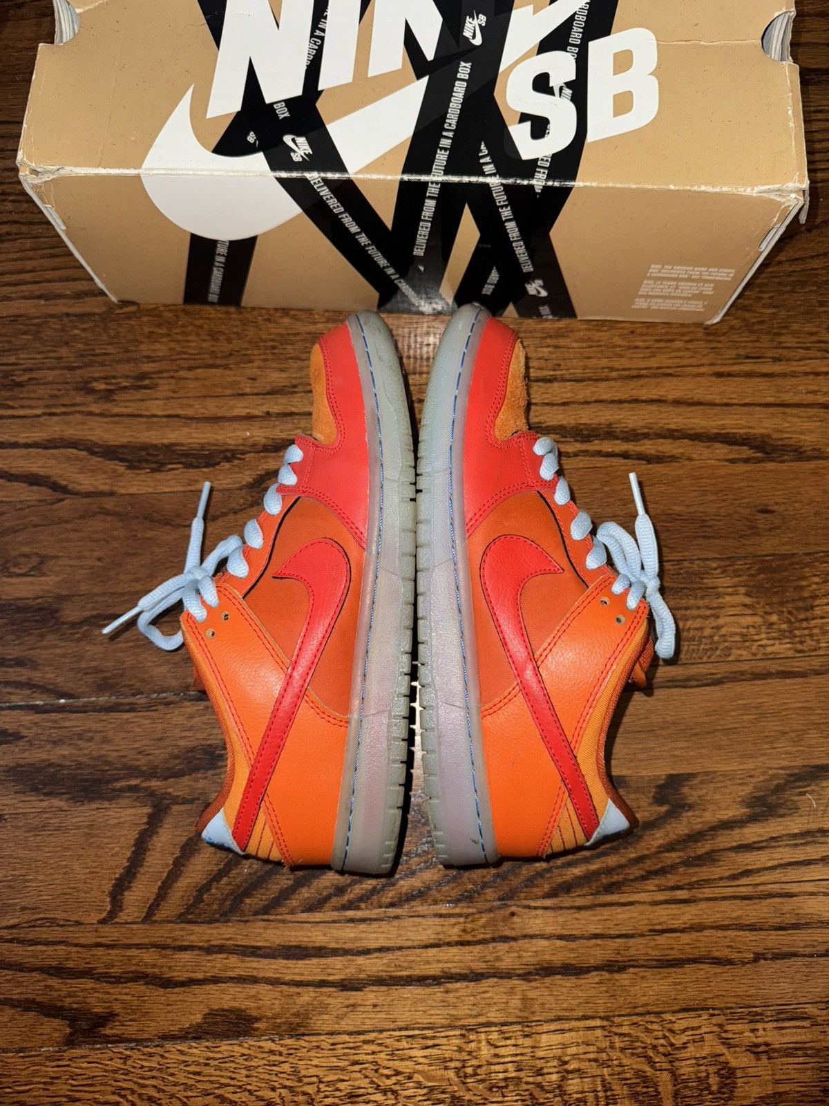 Nike Nike SB Dunk Pro 'Fire & Ice' 2013 Size US 8 / EU 41 - 2 Thumbnail