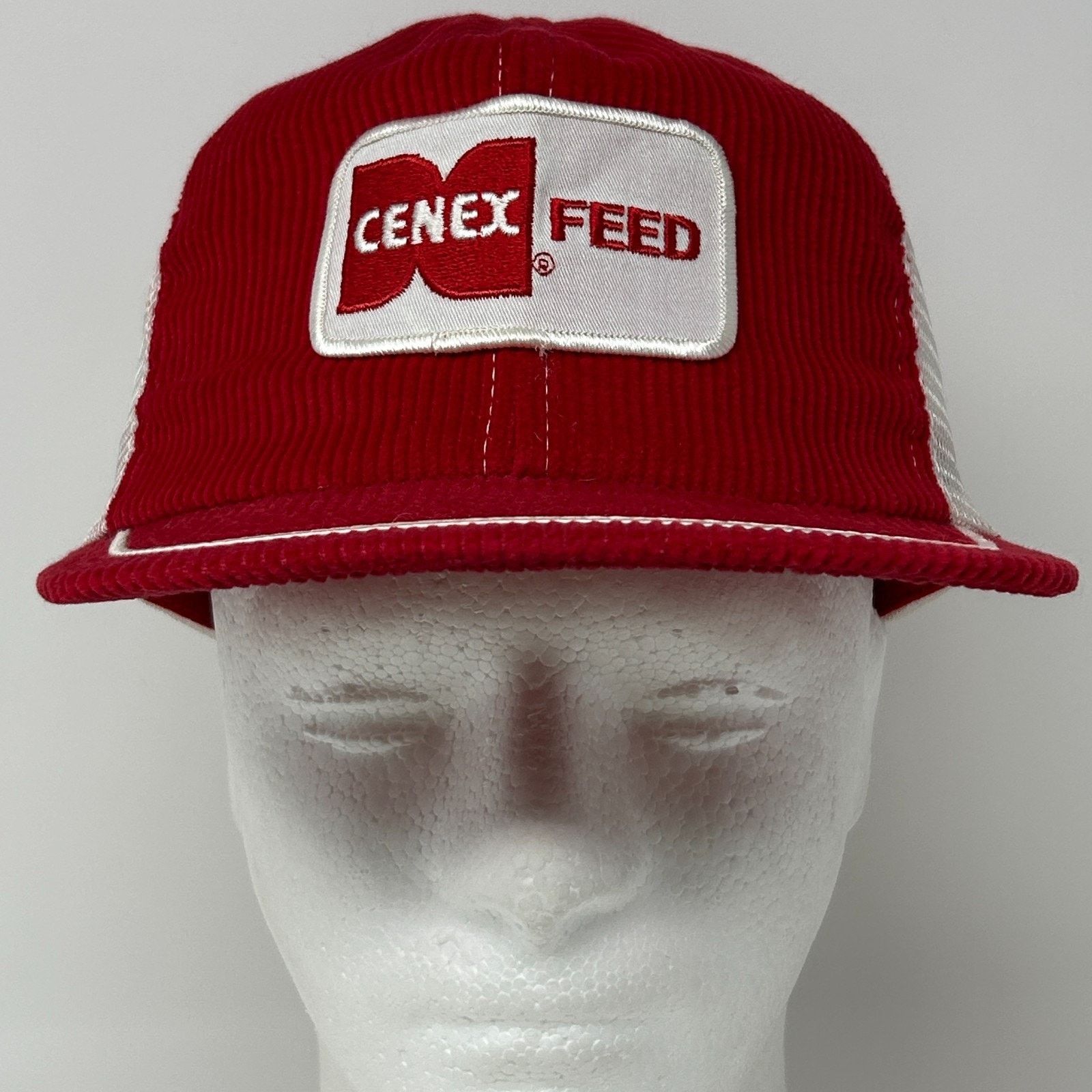 Vintage Vintage Cenex Feed Trucker Hat Cap Red 80s Farmer Farming Size ONE SIZE - 2 Thumbnail