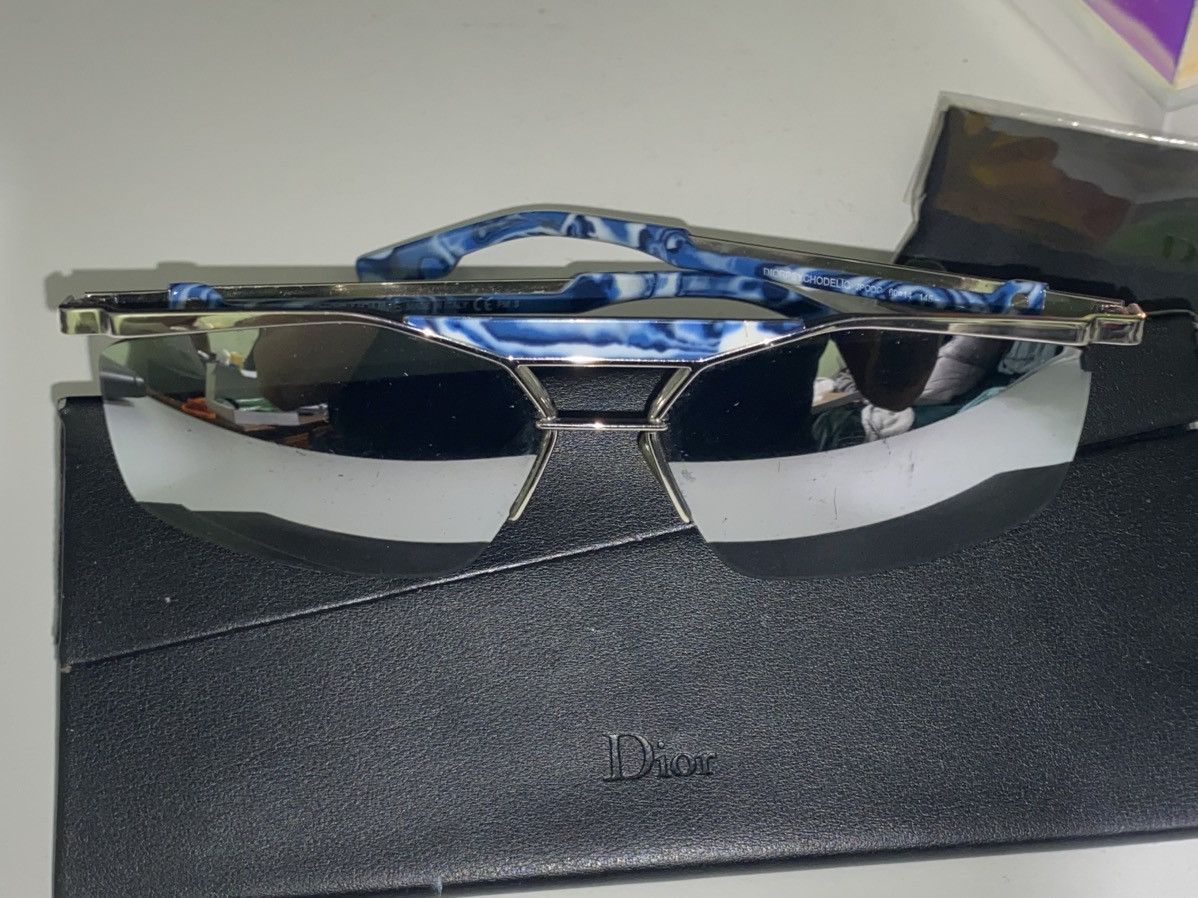 Dior DiorPsychoDelic Blue Marble mirror Sunglasses Size ONE SIZE - 5 Thumbnail