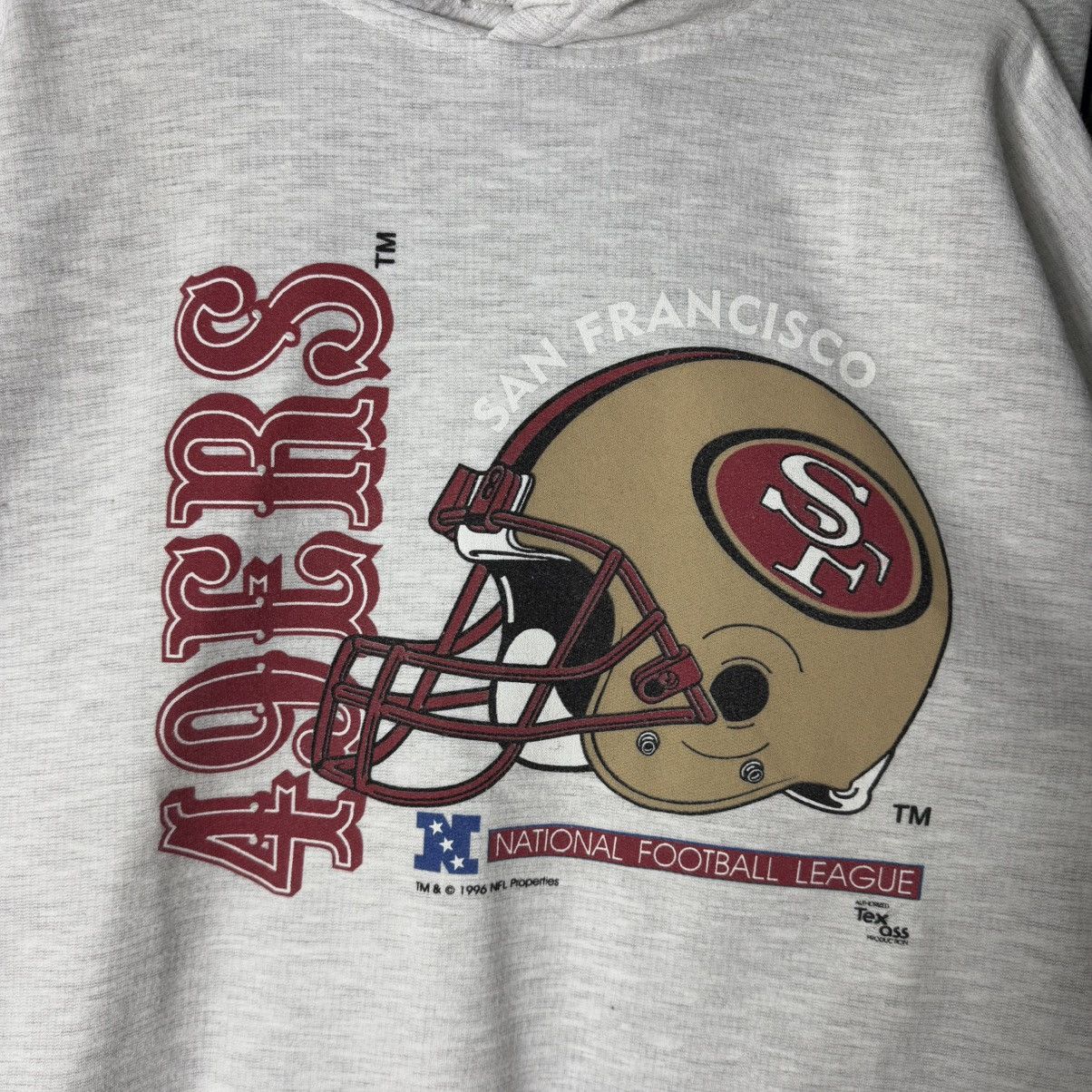 NFL × Vintage Vintage San Francisco 49ers 1996 NFL Hoodie Loose Fit 90s Size US L / EU 52-54 / 3 - 3 Thumbnail
