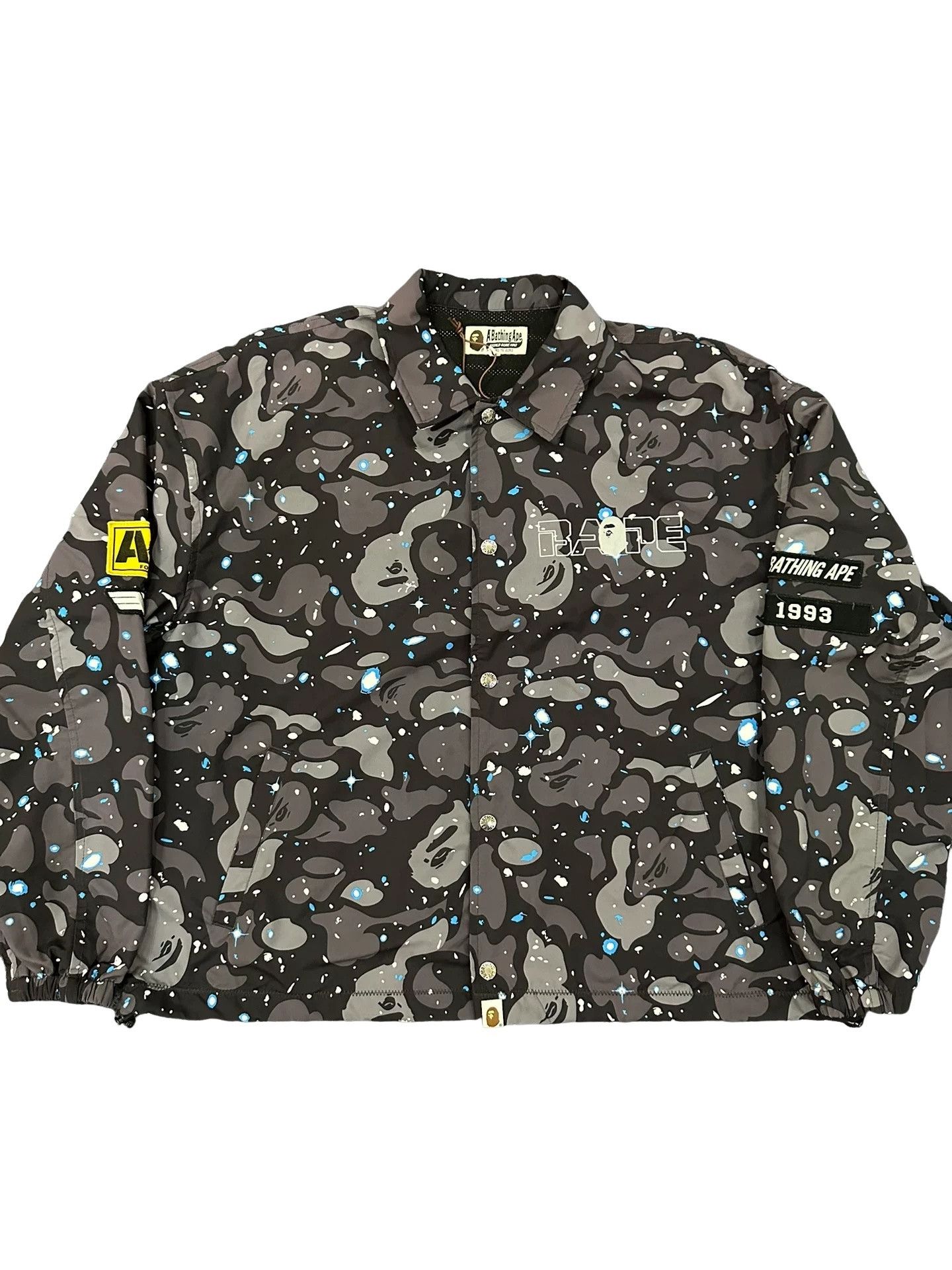 Bape BAPE Space Camo Coach Jacket Size M Size US M / EU 48-50 / 2 - 1 Thumbnail