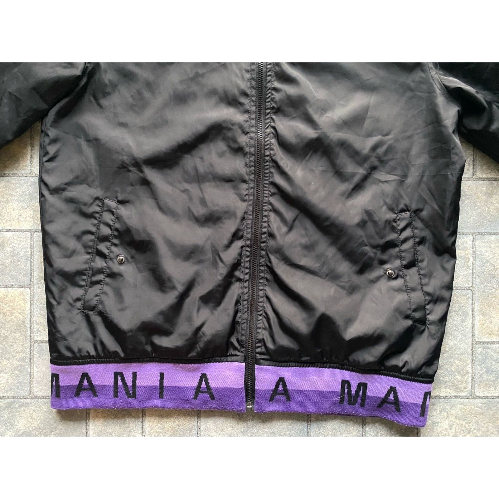 Vintage Fall Out Boy Mania Tour Jacket Men L Black Purple Zip Size US L / EU 52-54 / 3 - 3 Thumbnail