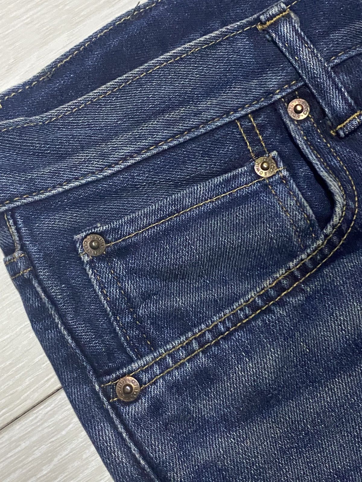 Edwin Vintage Japanese Brand Edwin 502 Mud Wash Distressed Jeans Size US 36 / EU 52 - 7 Thumbnail