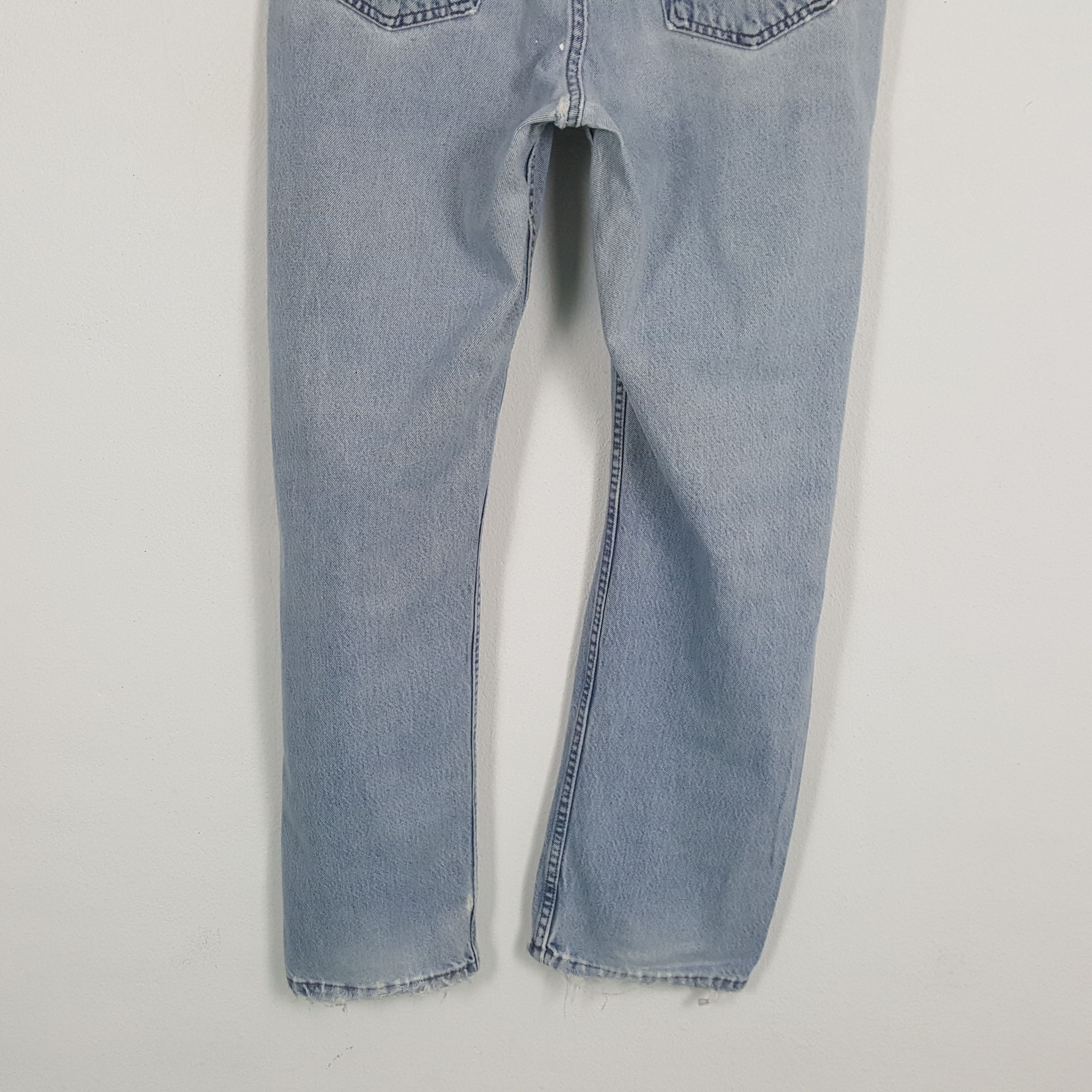 Levi's × Vintage LEVI'S Straight Relaxed Streetwear Style Distressed Jeans Size US 33 - 6 Thumbnail