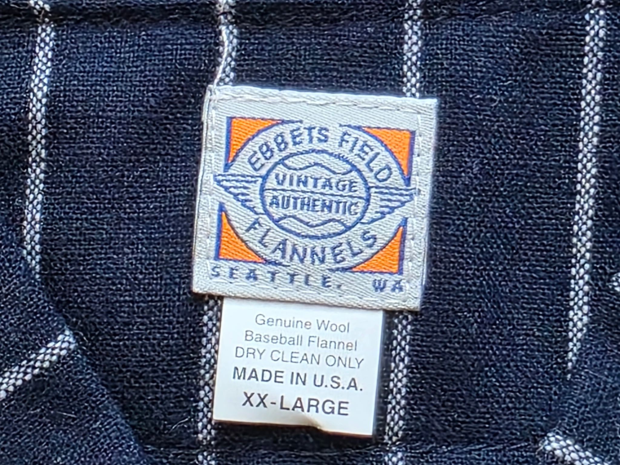 Ebbets Field Flannels Kansas City Monarchs 1924 Authentic Wool Road Jersey - New Size US XXL / EU 58 / 5 - 4 Thumbnail