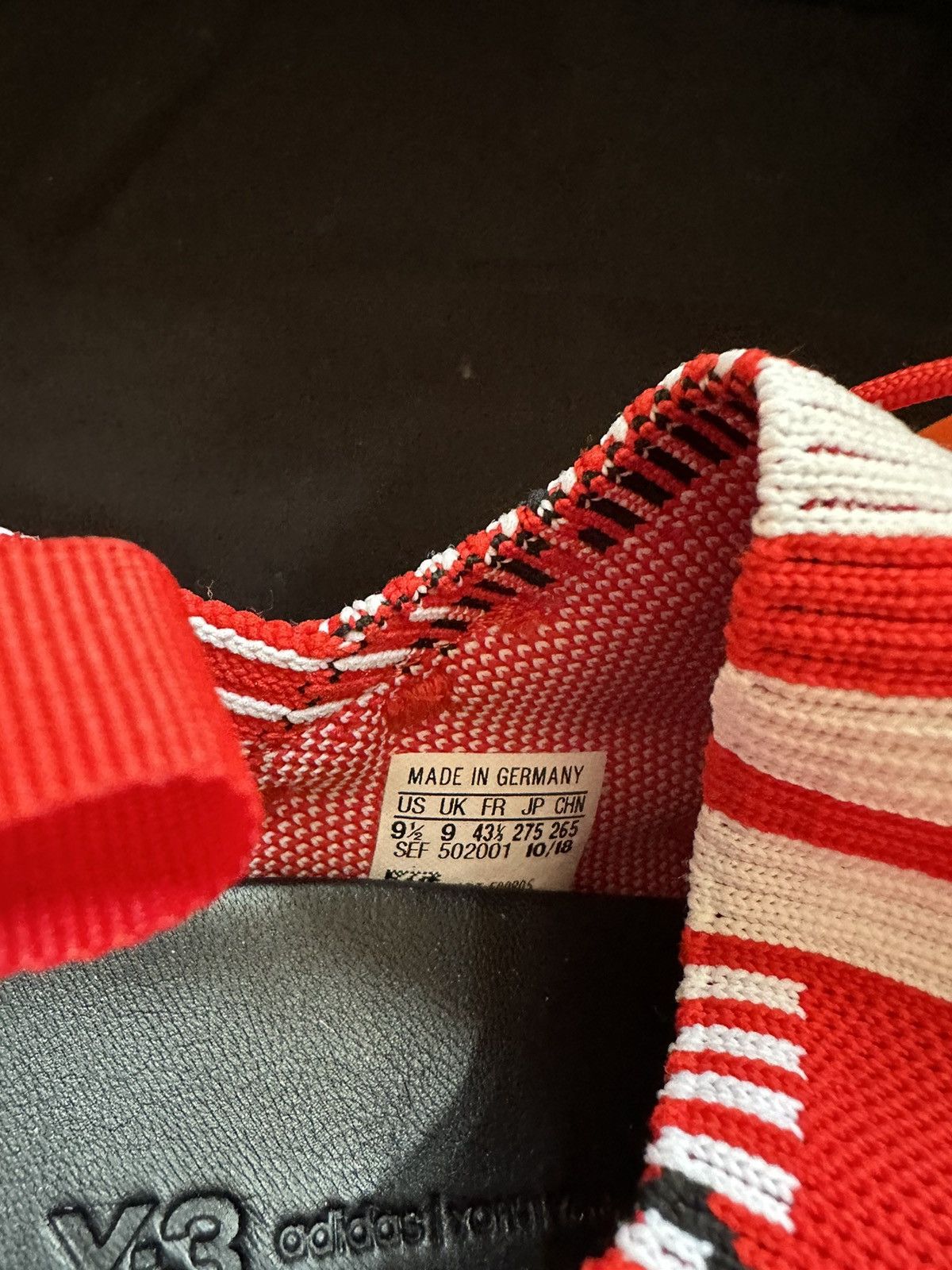 Adidas × Yohji Yamamoto Runner 4D Red Size US 9.5 / EU 42-43 - 4 Thumbnail