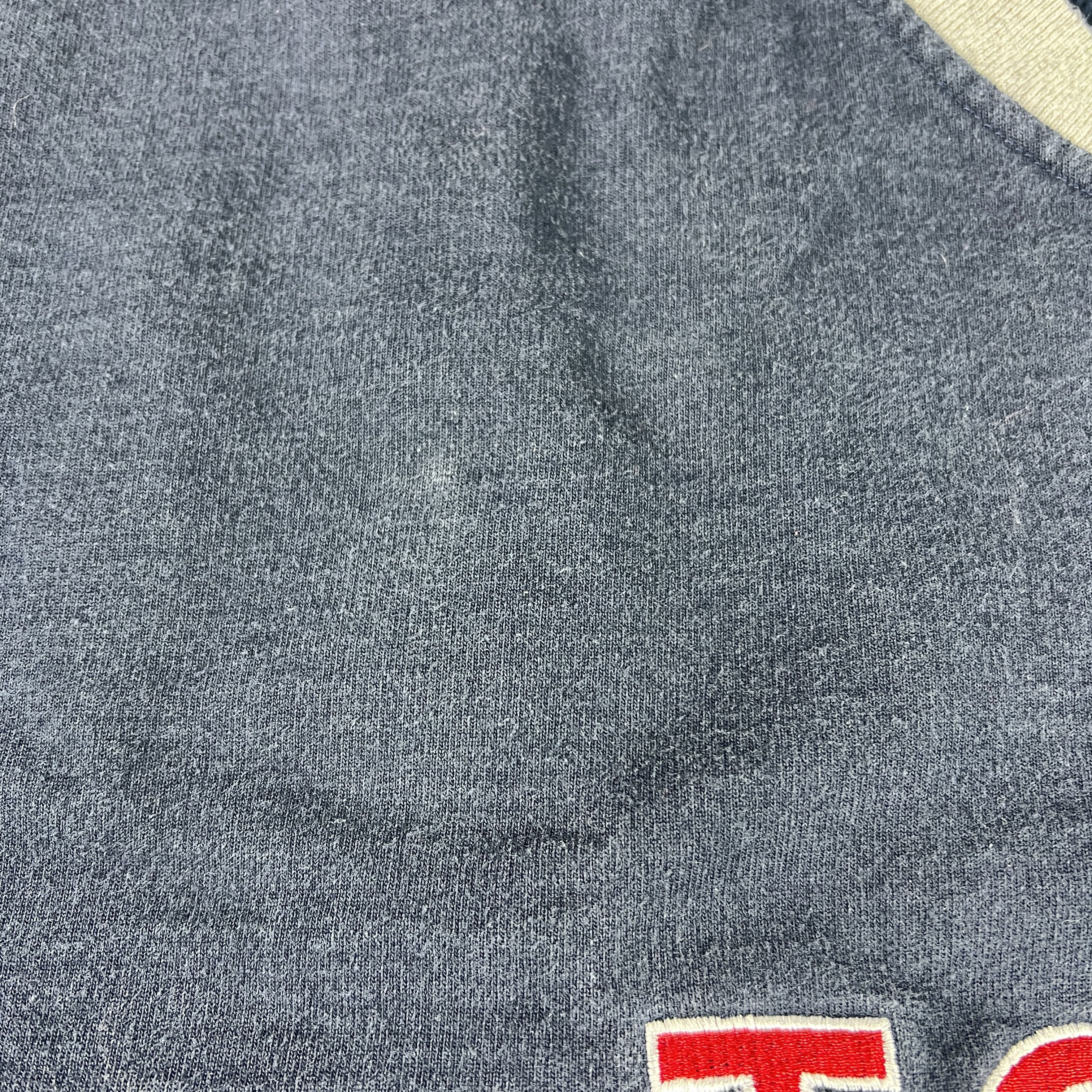 Tommy Hilfiger × Tommy Jeans × Vintage Y2K Tommy Jeans Sweatshirt Blue & Grey Faded Logo Crewneck Size US XXL / EU 58 / 5 - 2 Thumbnail