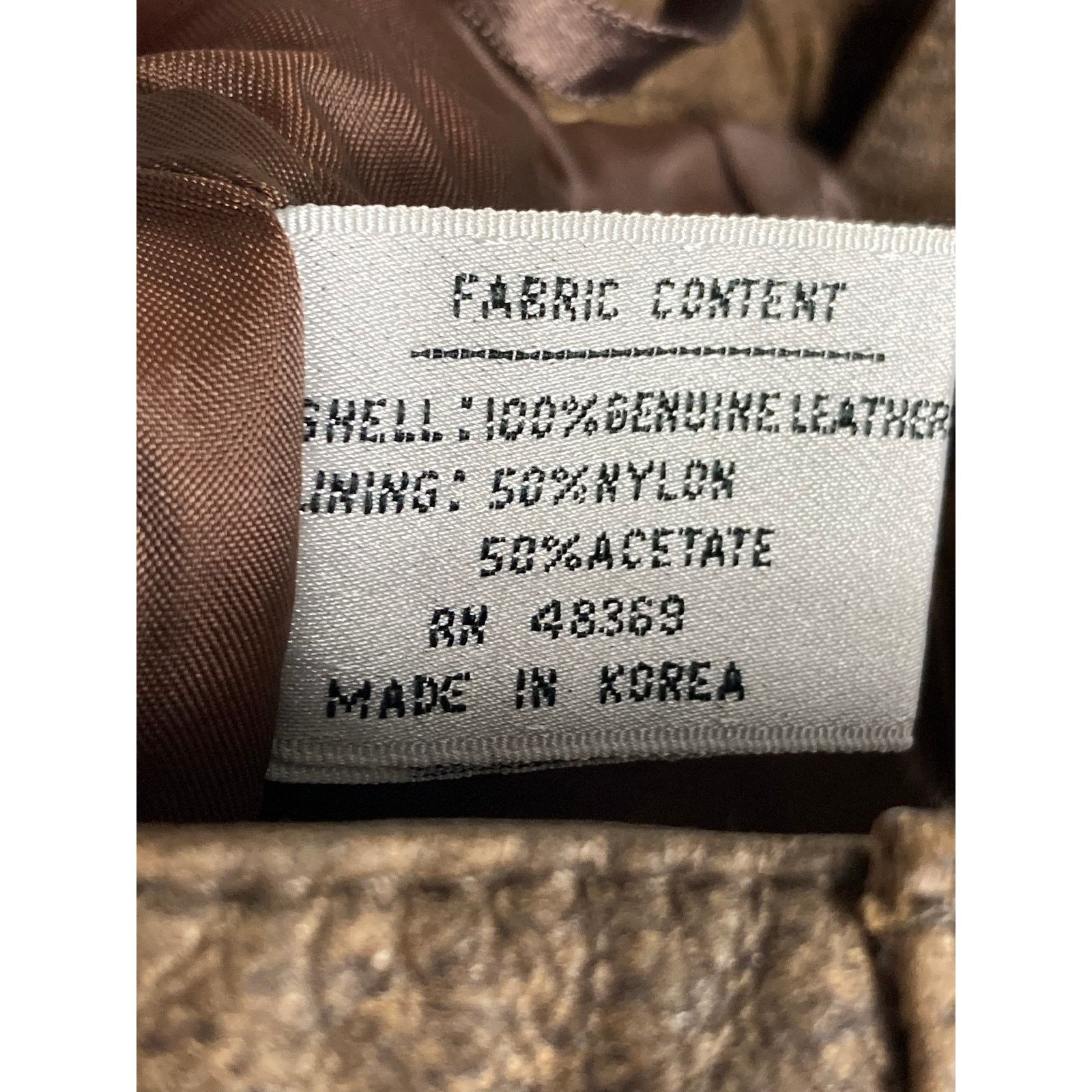 Vintage Women's Vintage Leather Pants Brown Size 8 80s International Size 30" / US 8 / IT 44 - 3 Thumbnail