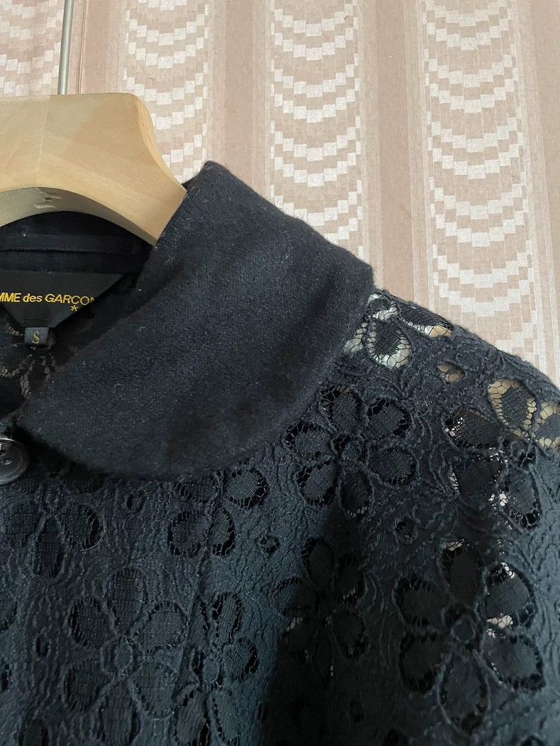 Comme Des Garcons Black Women's Cutout Jacket Lace Jacket
