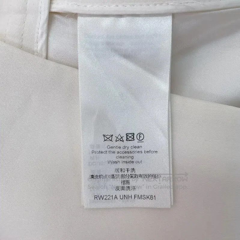 Louis Vuitton Louis Vuitton Women's White Wool A. Size 27" / US 4 / IT 40 - 8 Thumbnail