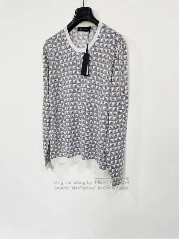 Versace Versace Men's Long Sleeve Wool Pullover Sweater . Size US M / EU 48-50 / 2 - 3 Thumbnail