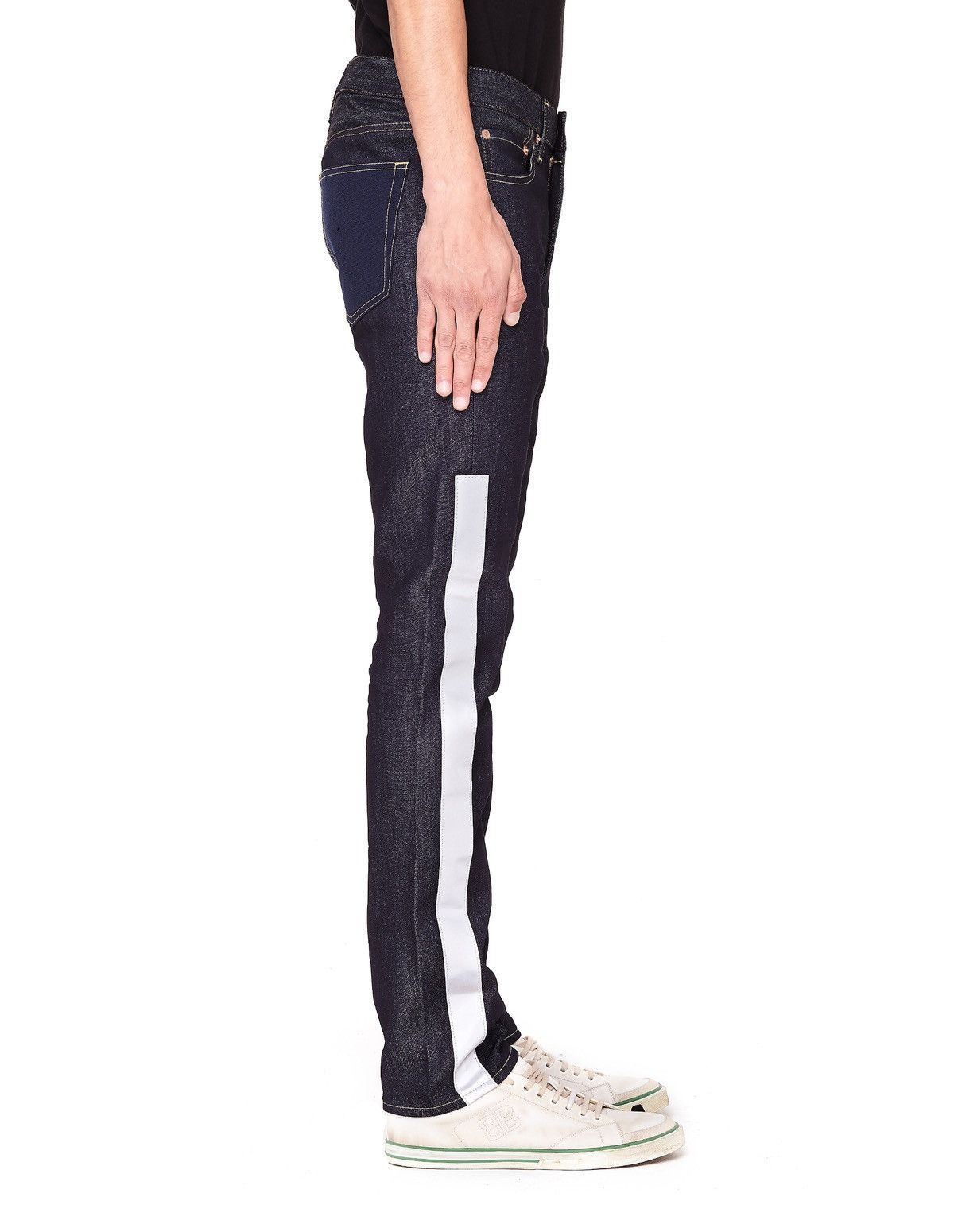 Comme des Garcons × Junya Watanabe Junya Watanabe CDG Men Reflective Denim Pants 👖 Size US 32 / EU 48 - 15 Thumbnail