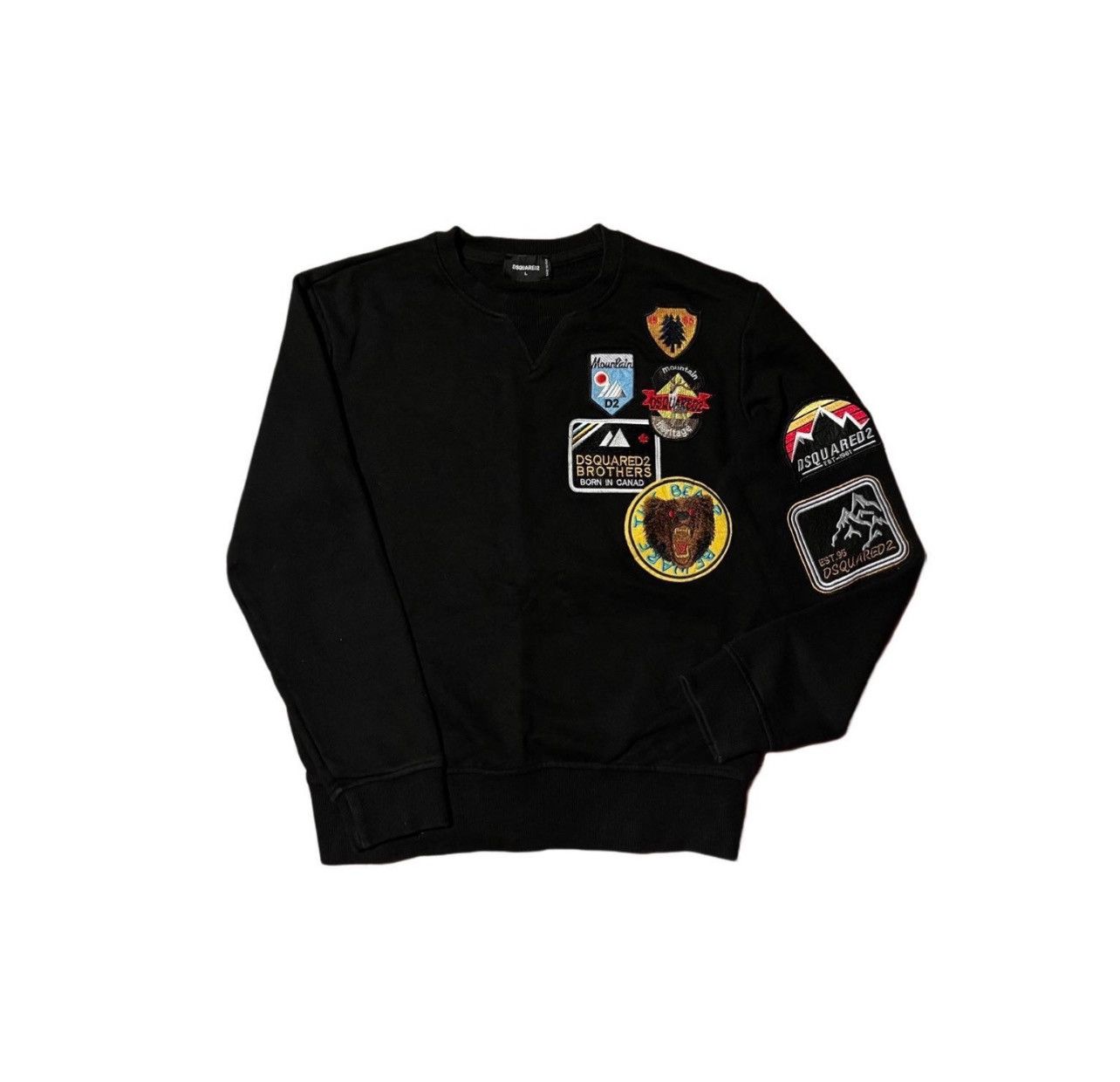 Dsquared2 DSquared2 Patch Crewneck Sweatershirt Size US L / EU 52-54 / 3 - 1 Thumbnail